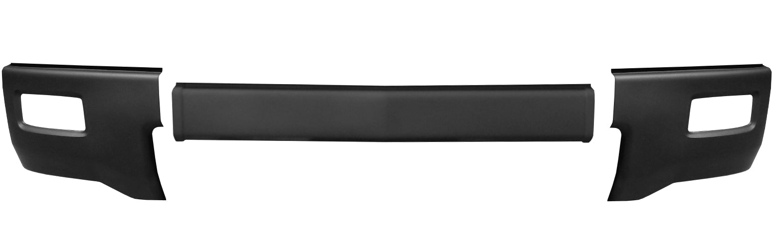 Matte Black Bumper Covers 2014-2015 Chevy Silverado 1500 - Front BUMPERSHELLZ™ with fog lamp cut outs
