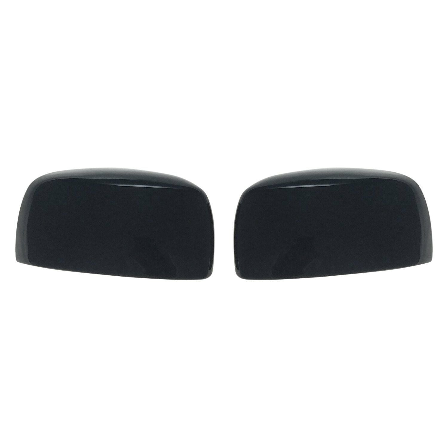 MC6217BLK 08-20 Dodge Grand Caravan 2 PCS Top Gloss Black Tape-on Mirror Cover