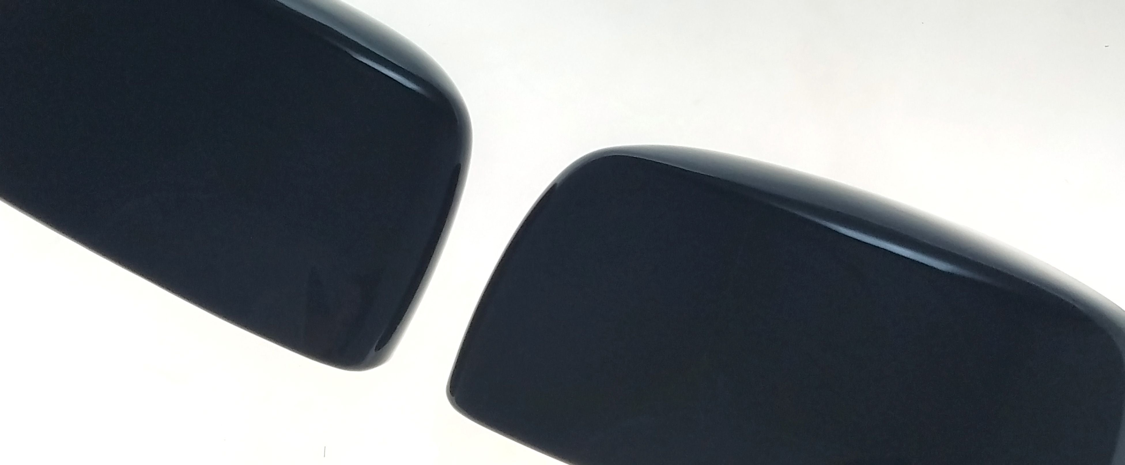 MC6217BLK 09-14 Volkswagen Routan 2 PCS Top Gloss Black Tape-on Mirror Cover