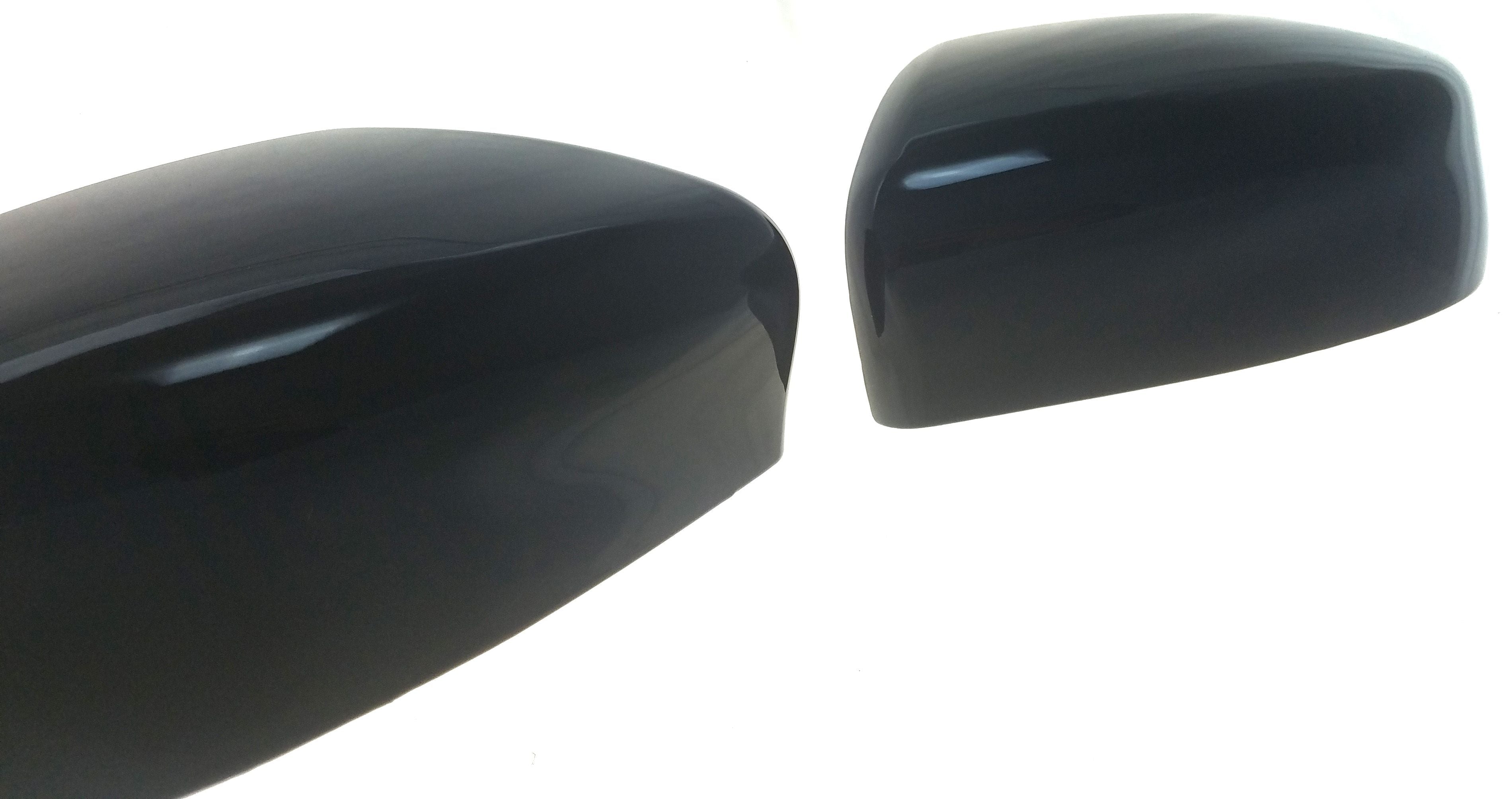 MC6232BLK 13-19 Nissan Sentra 2 PCS Top Gloss Black Tape-on Mirror Cover