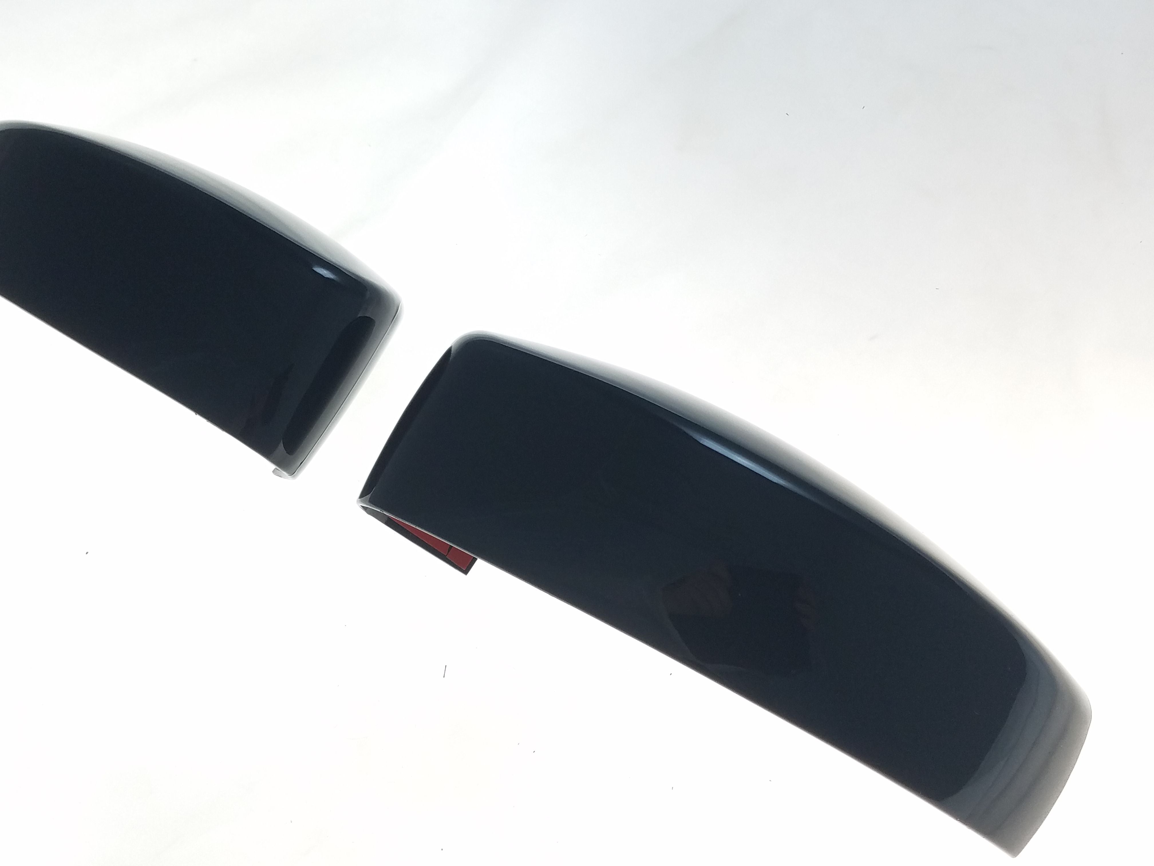 MC6240BLK 17-21 Jeep Compass 2 PCS Top Gloss Black Tape-on Mirror Cover