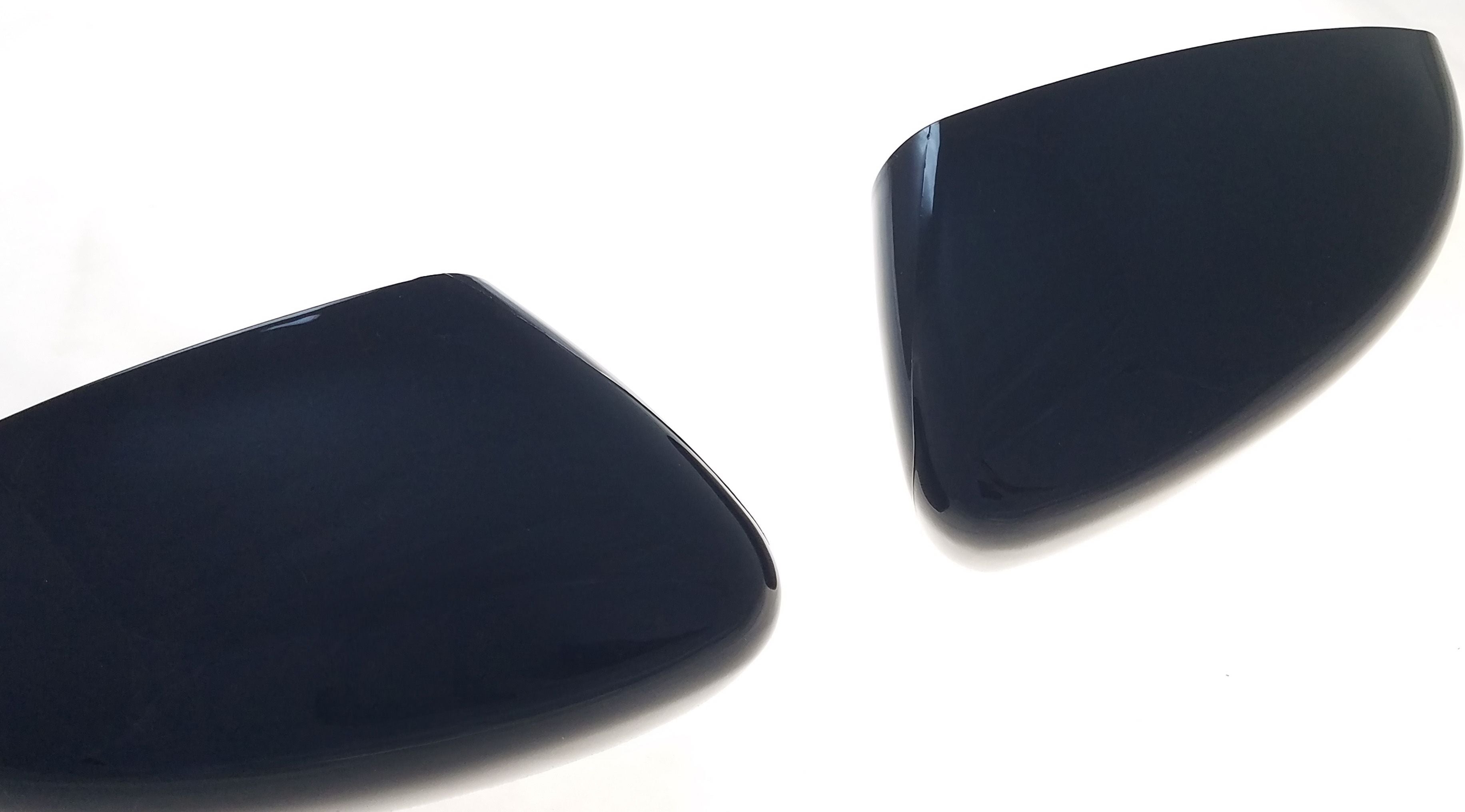 MC6248BLK 15-17 Chrysler 200 2 PCS No Turn Signal Top Gloss Black Tape-on Mirror Cover