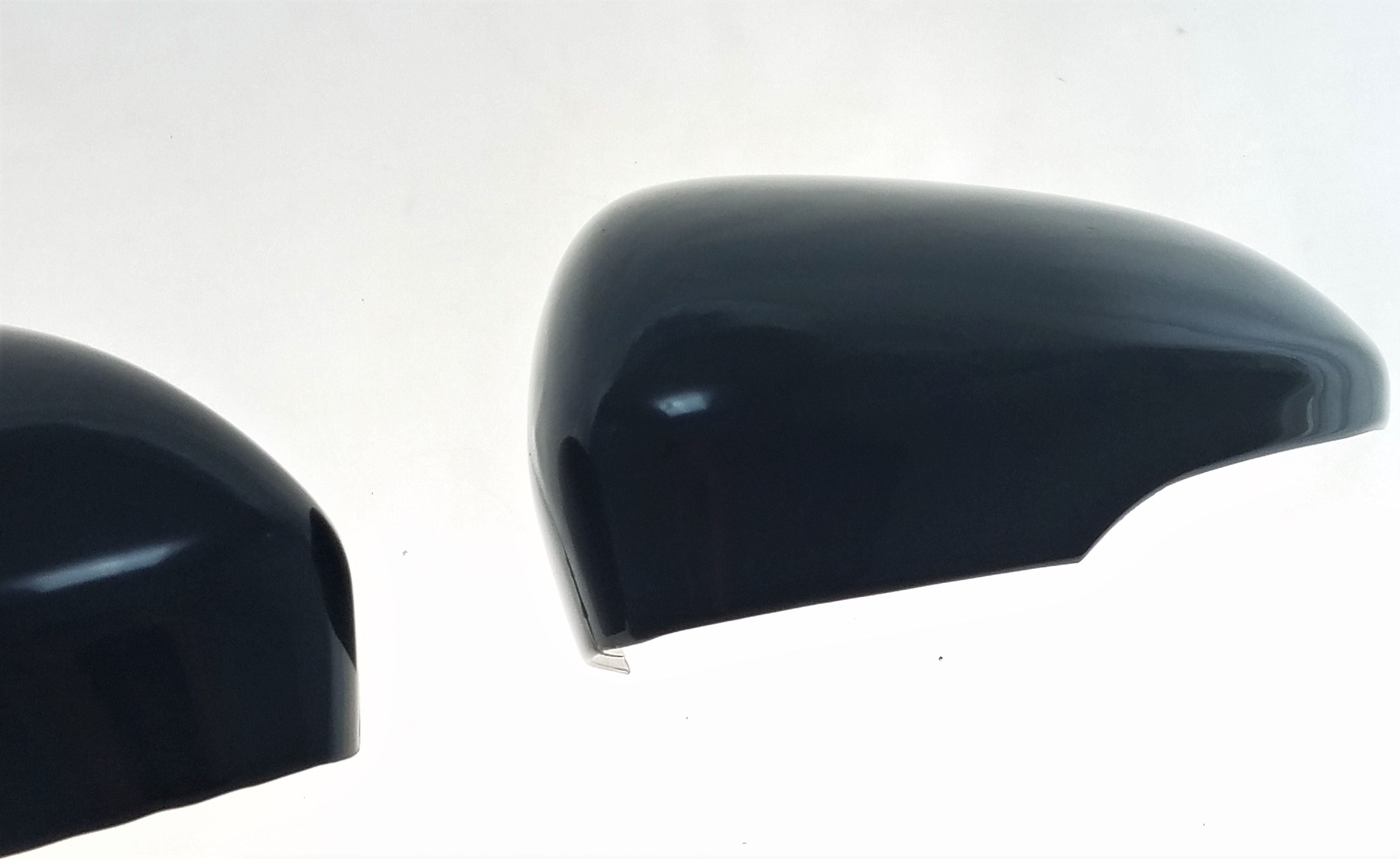 MC6259BLK 13-20 Ford Fusion 2 PCS With Turn Signal Top Gloss Black Tape-on Mirror Cover