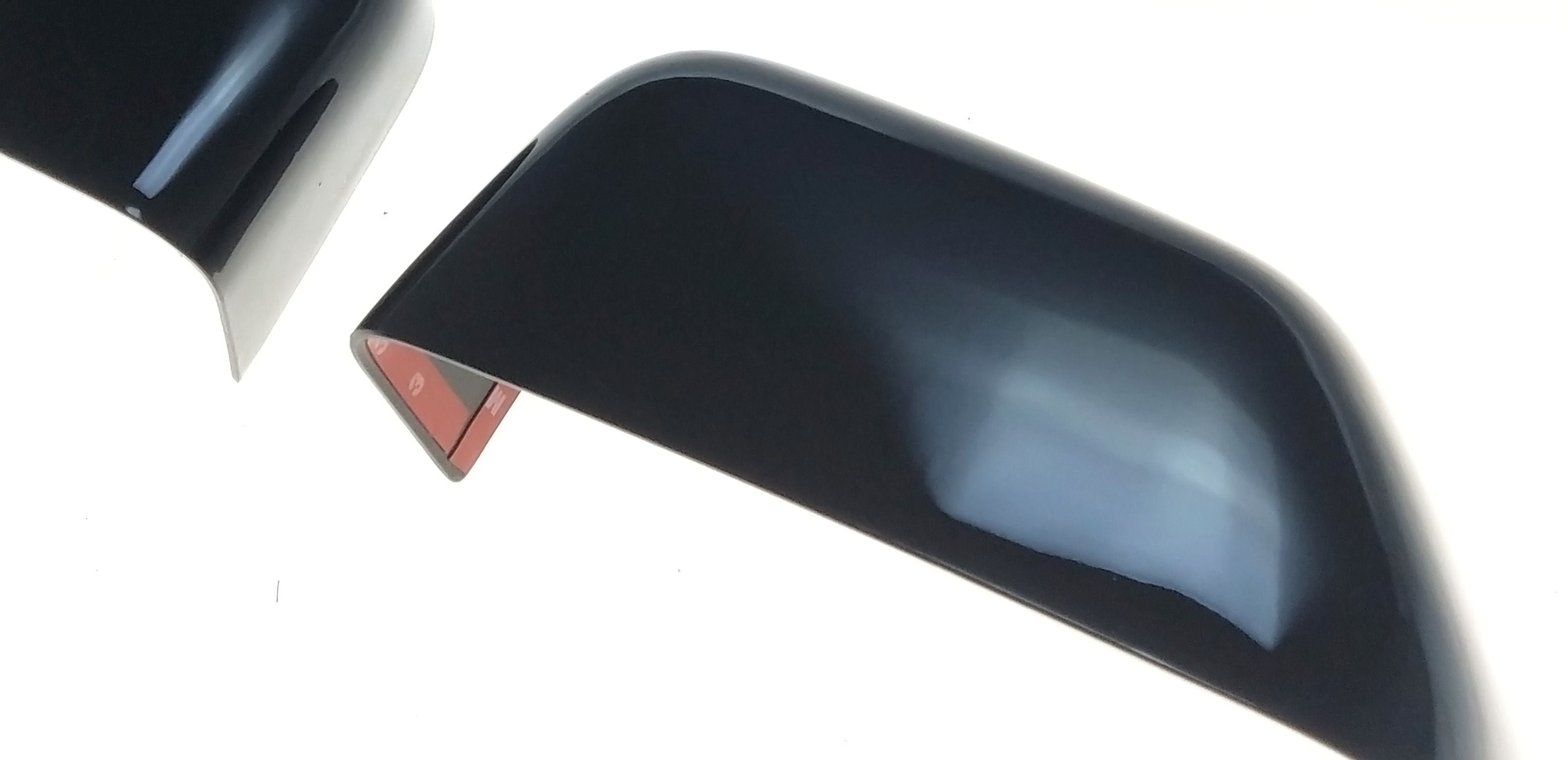 MC6262BLK 17-22 Ford F-250 Super Duty/F-350 Super Duty 2 PCS Top Gloss Black Tape-on Mirror Cover