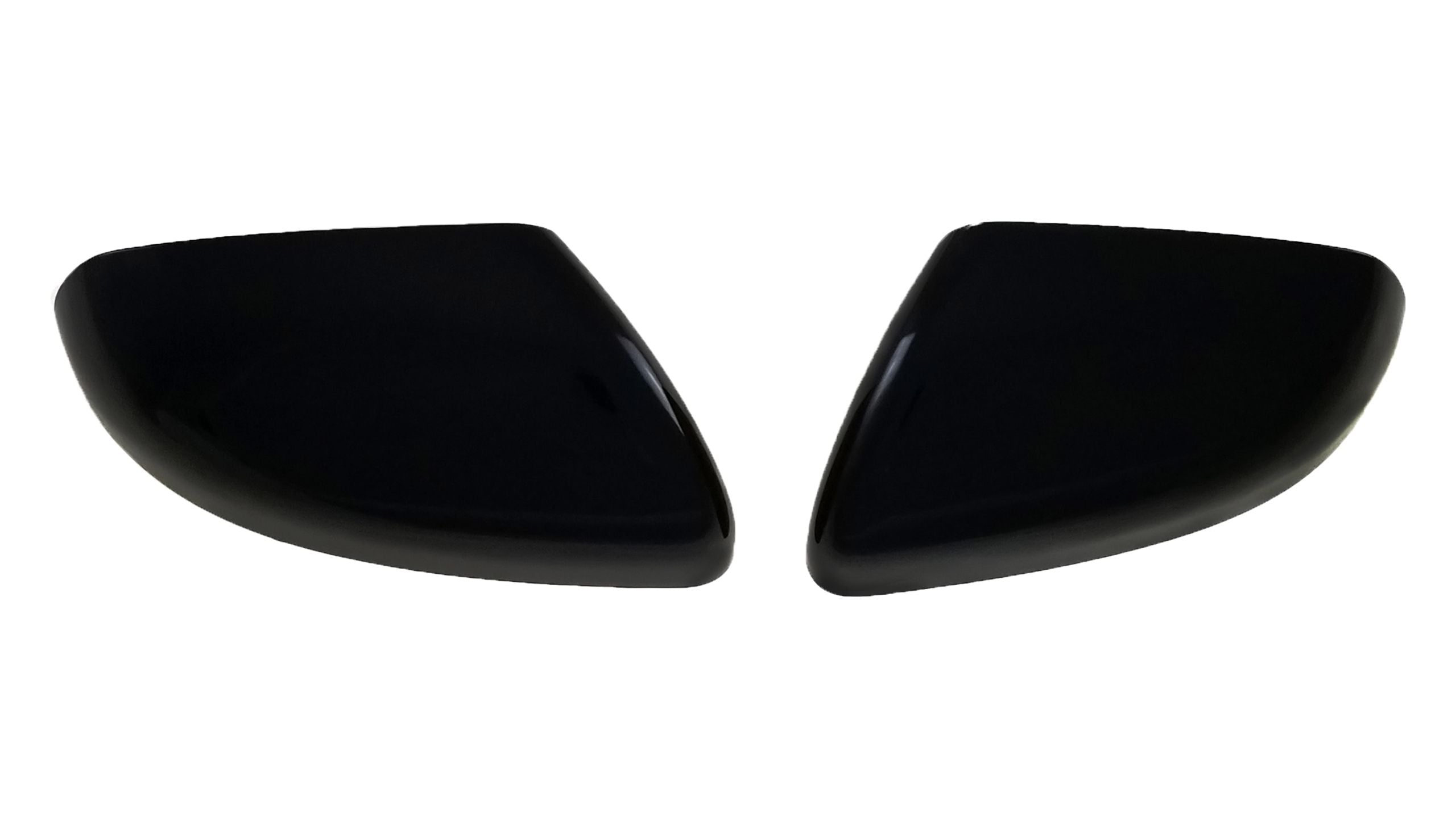 MC6272BLK 15-21 Ford Edge 2 PCS No Turn Signal Top Gloss Black Tape-on Mirror Cover