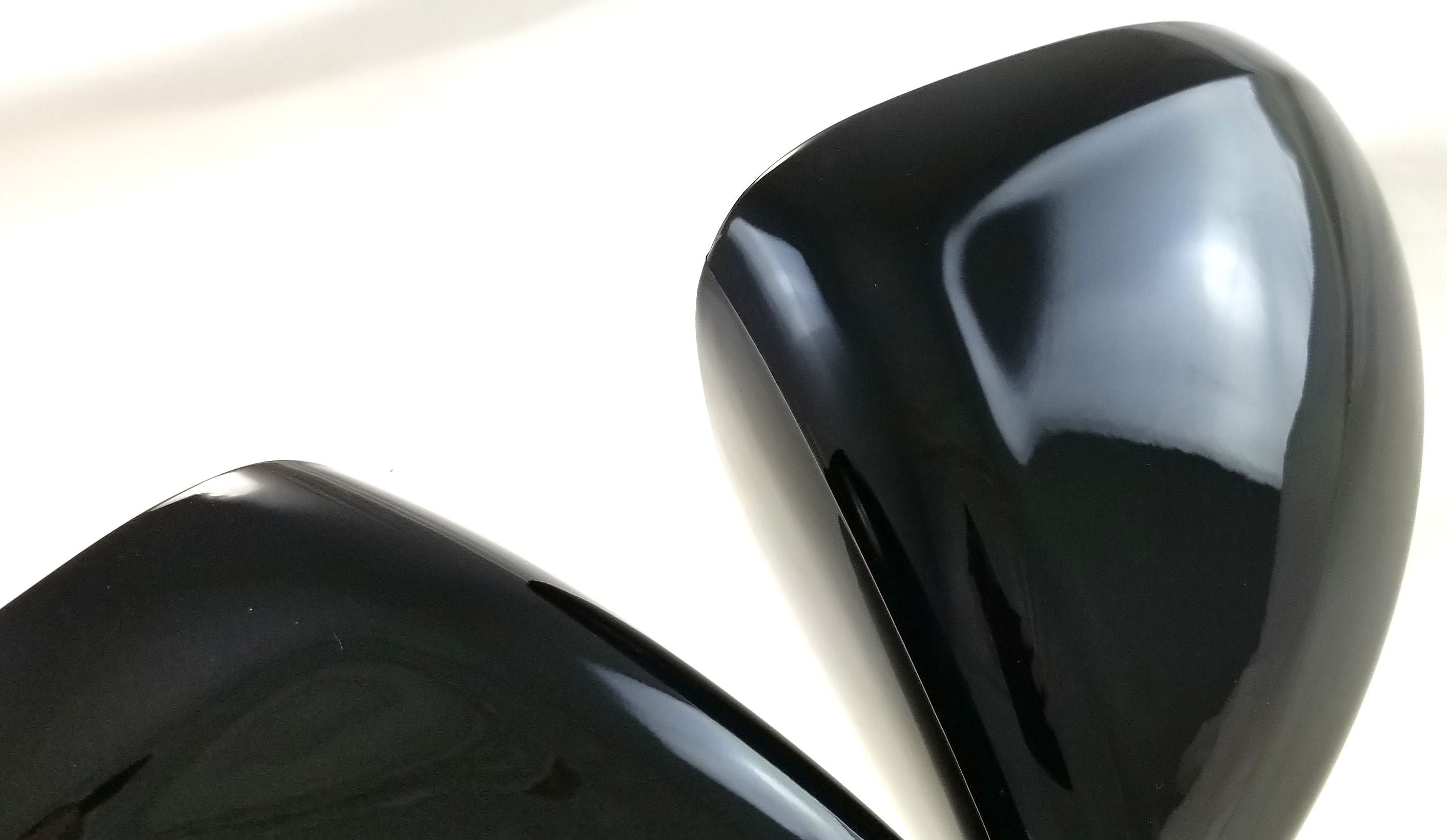 MC6273BLK 16-19 Chevrolet Cruze 2 PCS W/ or W/O Turn Signal Top Gloss Black Tape-on Mirror Cover
