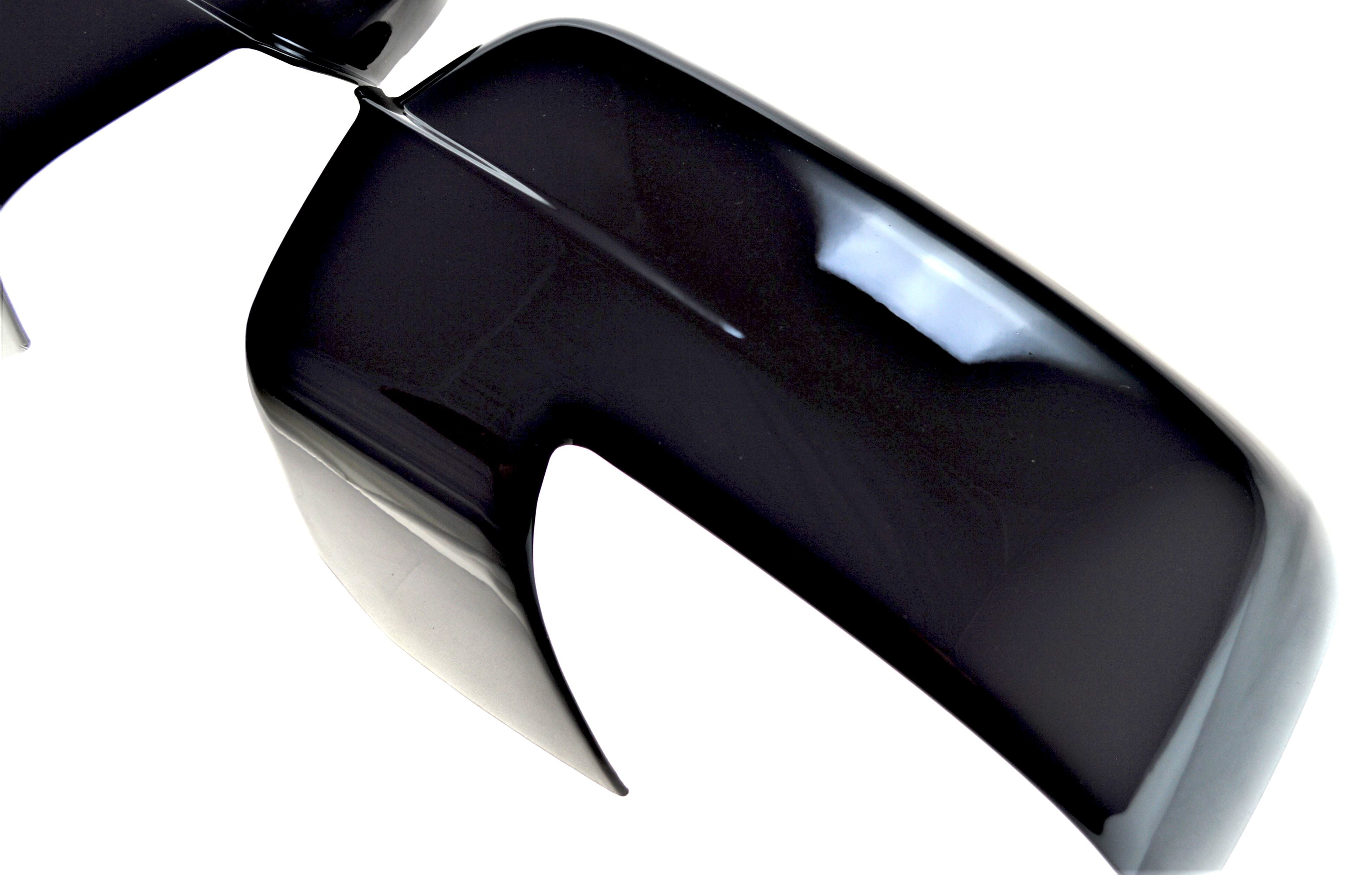 MC6277BLK 13-18 Ram 1500 2 PCS With Turn Signal Full Gloss Black Tape-on Mirror Cover