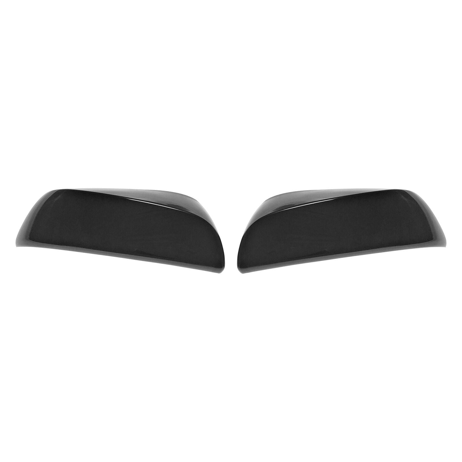 MC6279BLK 19-21 Toyota RAV4 2 PCS No Turn Signal Top Gloss Black Tape-on Mirror Cover