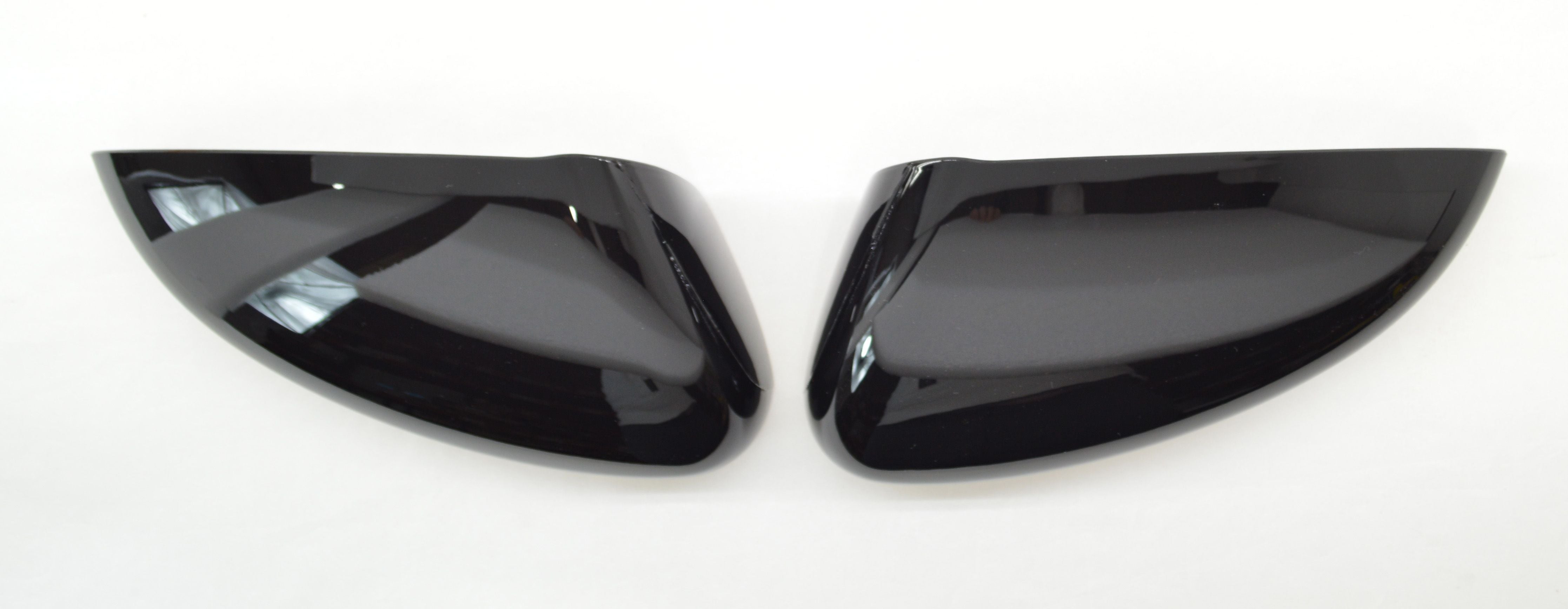 MC6291BLK 18-22 Honda Accord 2 PCS No Turn Signal Top Gloss Black Tape-on Mirror Cover