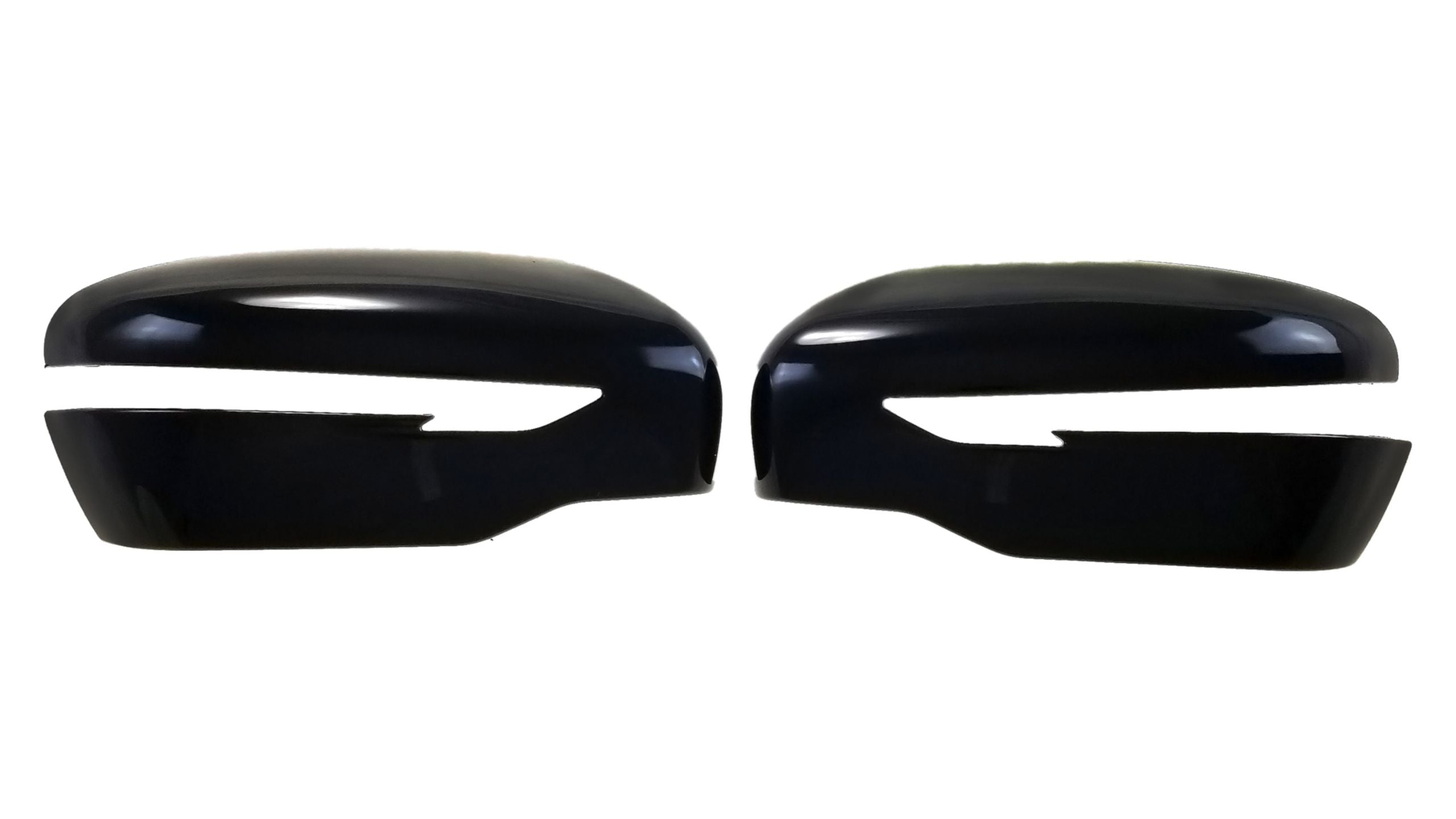 MC6293BLK 15-17 Nissan Juke 2 PCS With Turn Signal Top Gloss Black Tape-on Mirror Cover