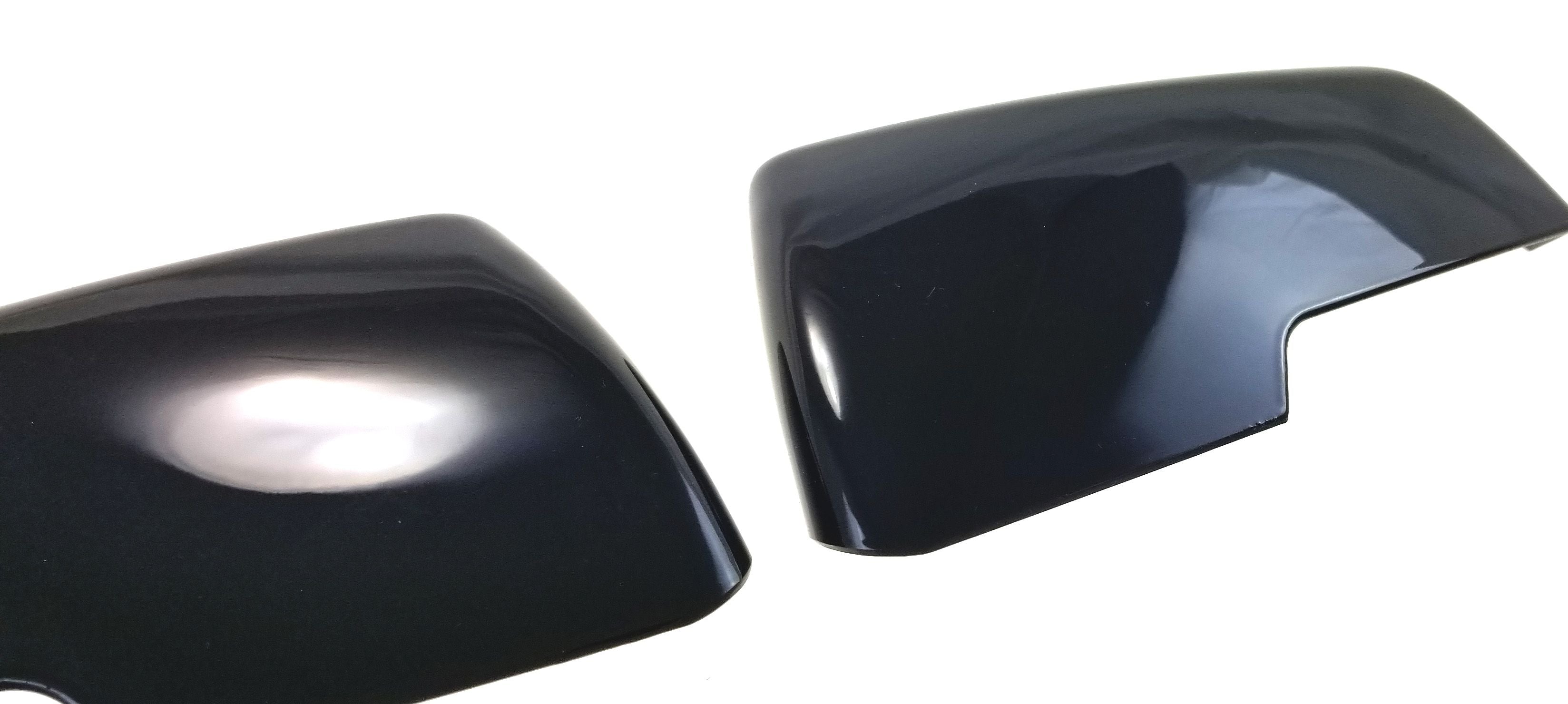 MC6294BLK 18-22 Chevrolet Traverse 2 PCS W/ or W/O Turn Signal Gloss Black Tape-on Mirror Cover