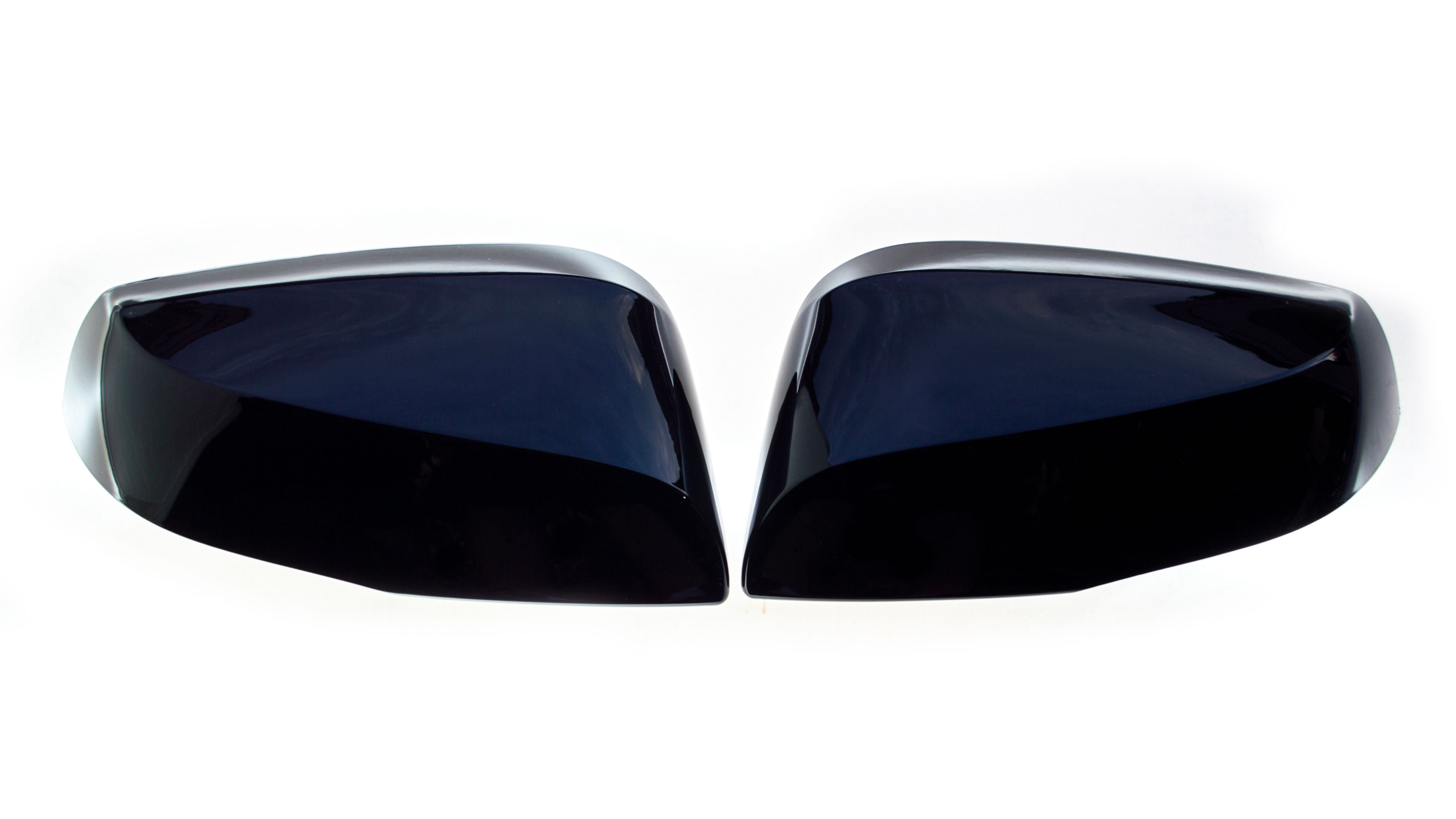 MC6301BLK 19-21 Toyota RAV4 2 PCS No Turn Signal Top Gloss Black Replacement Mirror Cover