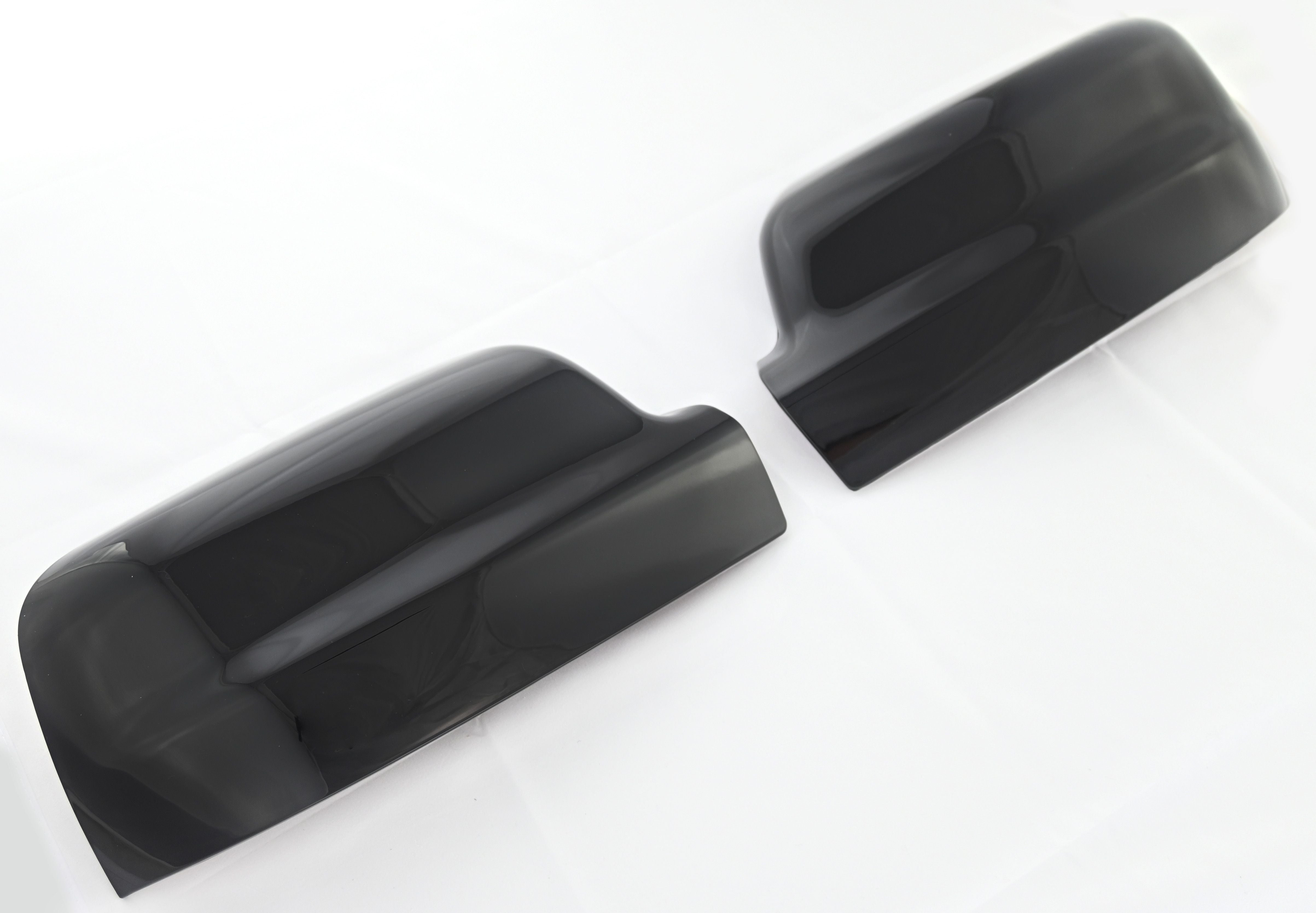 MC6303BLK 19-22 Ram 1500 2 PCS No Turn Signal Top Gloss Black Tape-on Mirror Cover