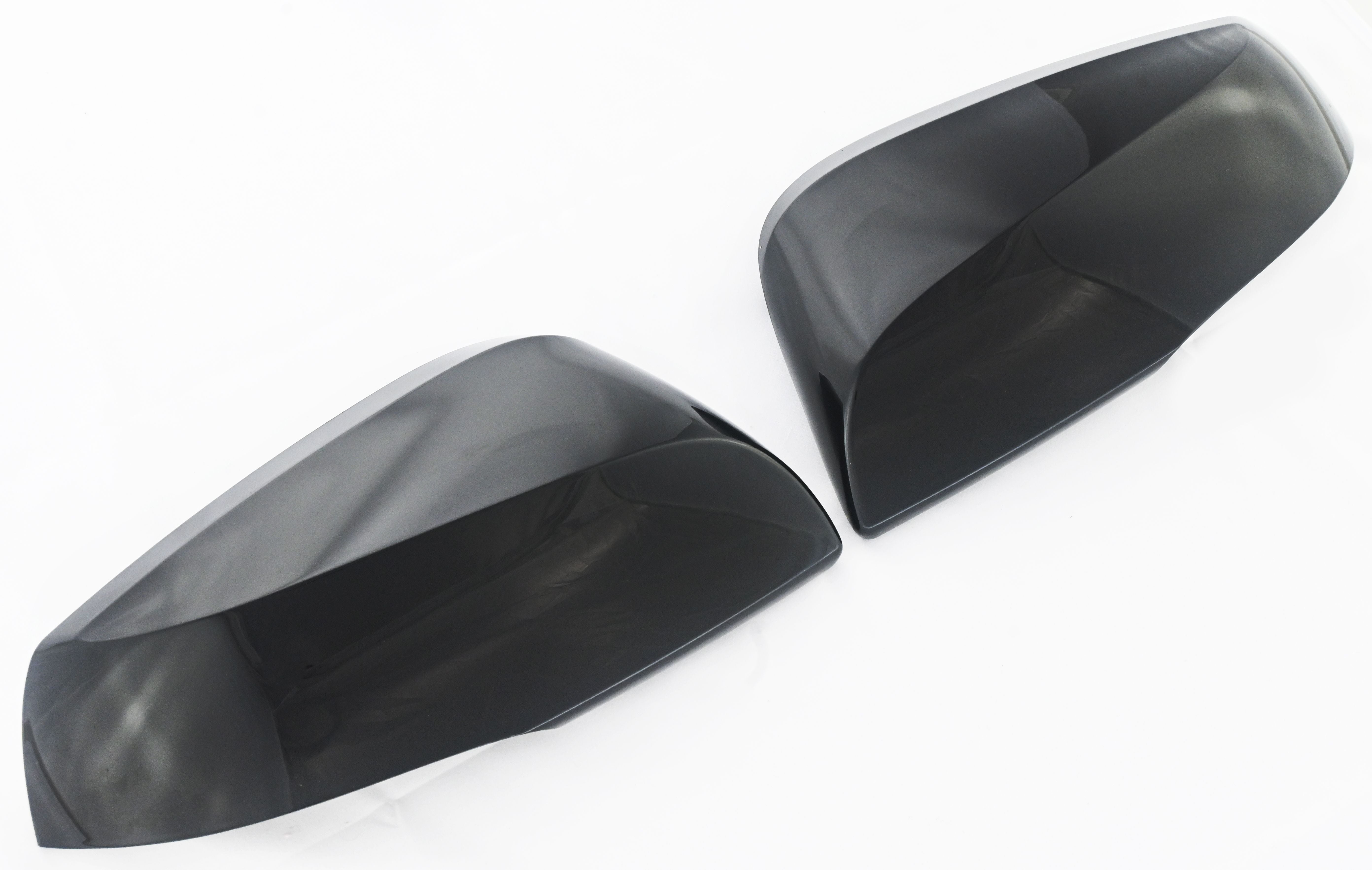 MC6307BLK 21-22 Toyota Venza 2 PCS With Turn Signal Top Gloss Black Replacement Mirror Cover