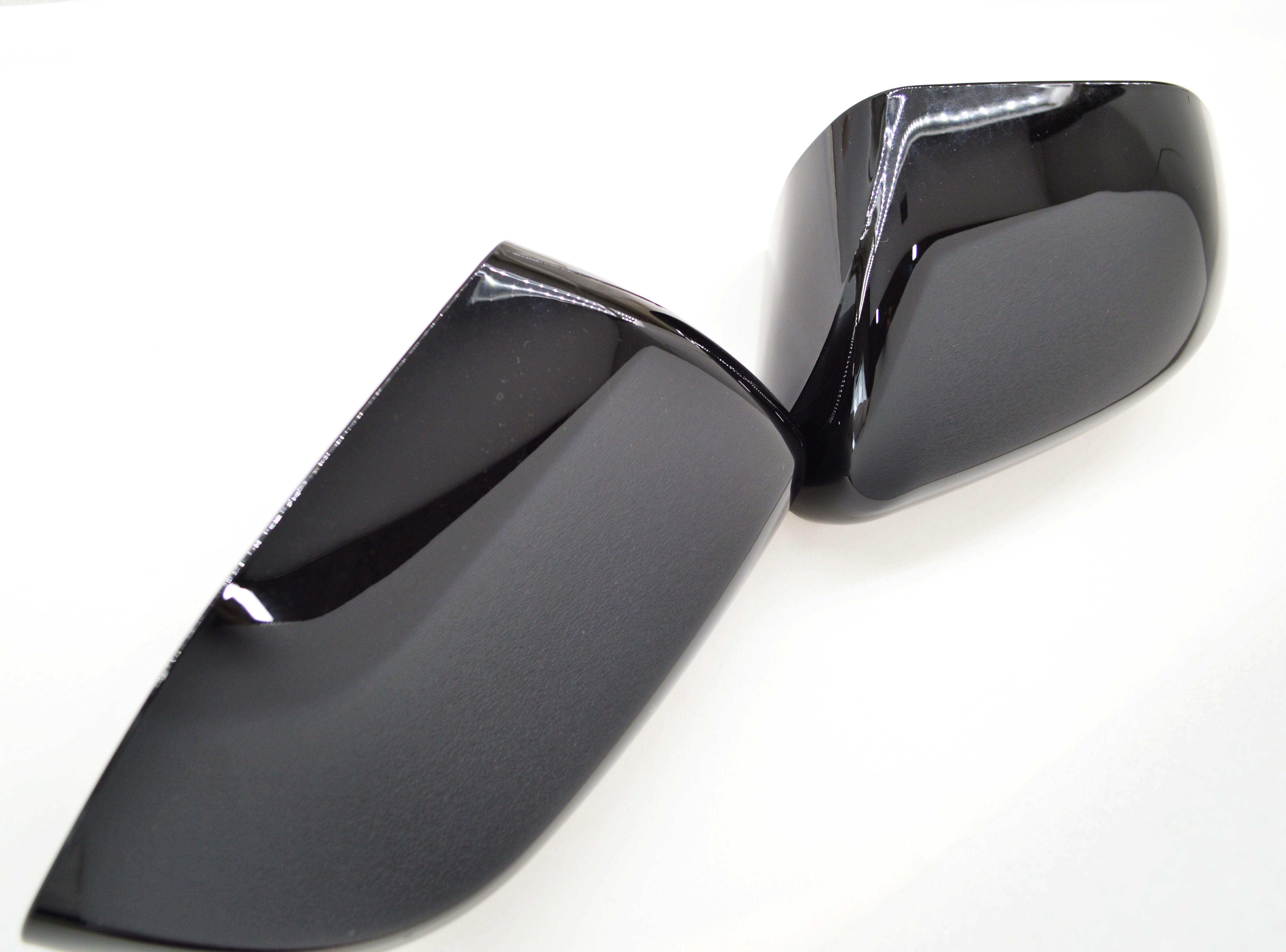 MC6313BLK 20-22 Ford Explorer 2 PCS No Turn Signal Top Gloss Black Tape-on Mirror Cover