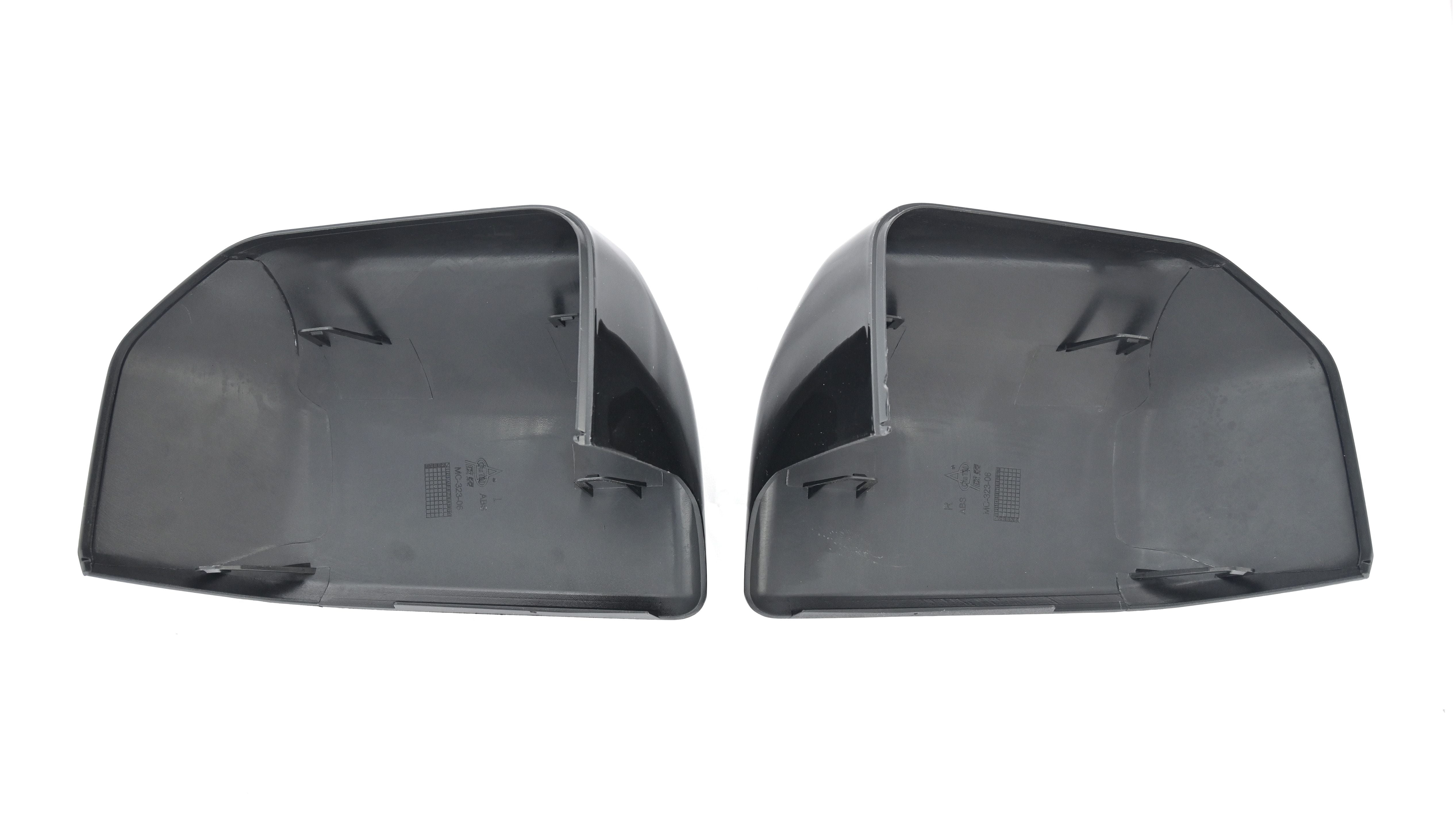 MC6323BLK 15-20 Ford F-150 2 PCS Top Gloss Black Replacement Mirror Cover