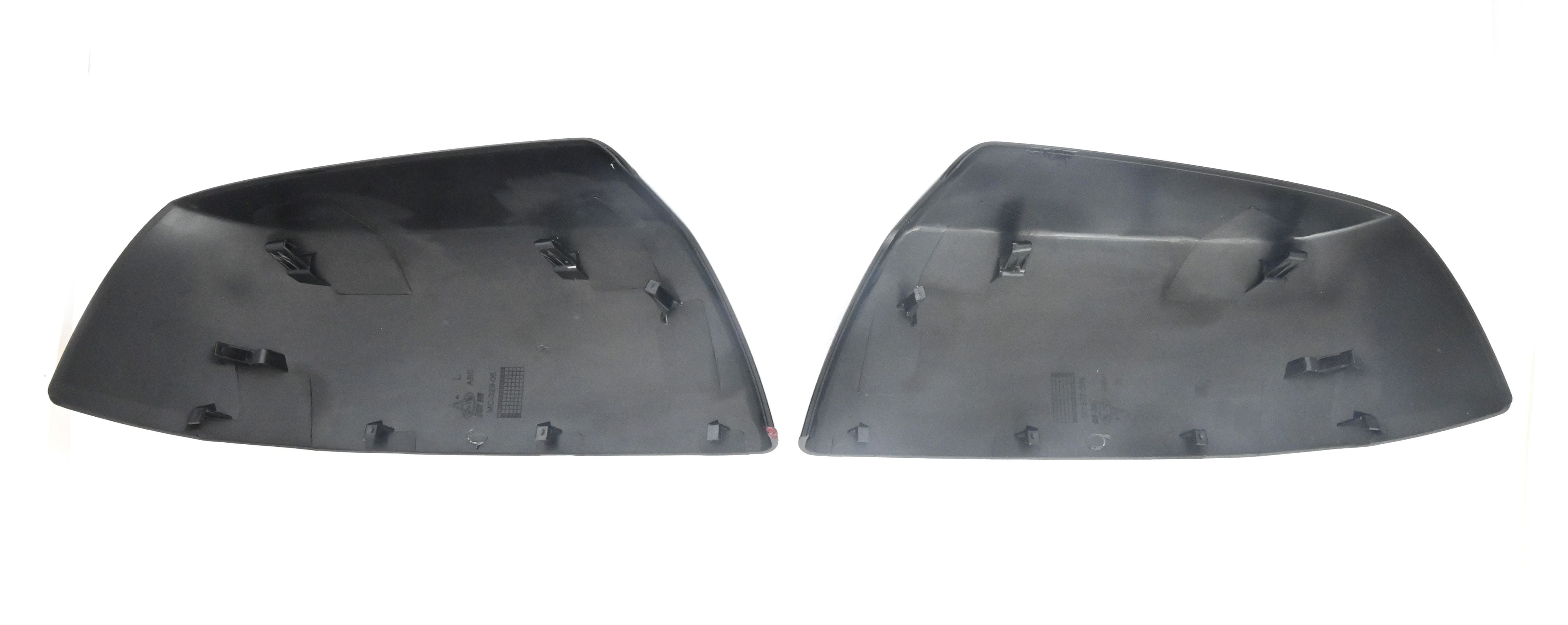 MC6329BLK 07-20 Toyota Sequoia 2 PCS Top Gloss Black Replacement Mirror Cover