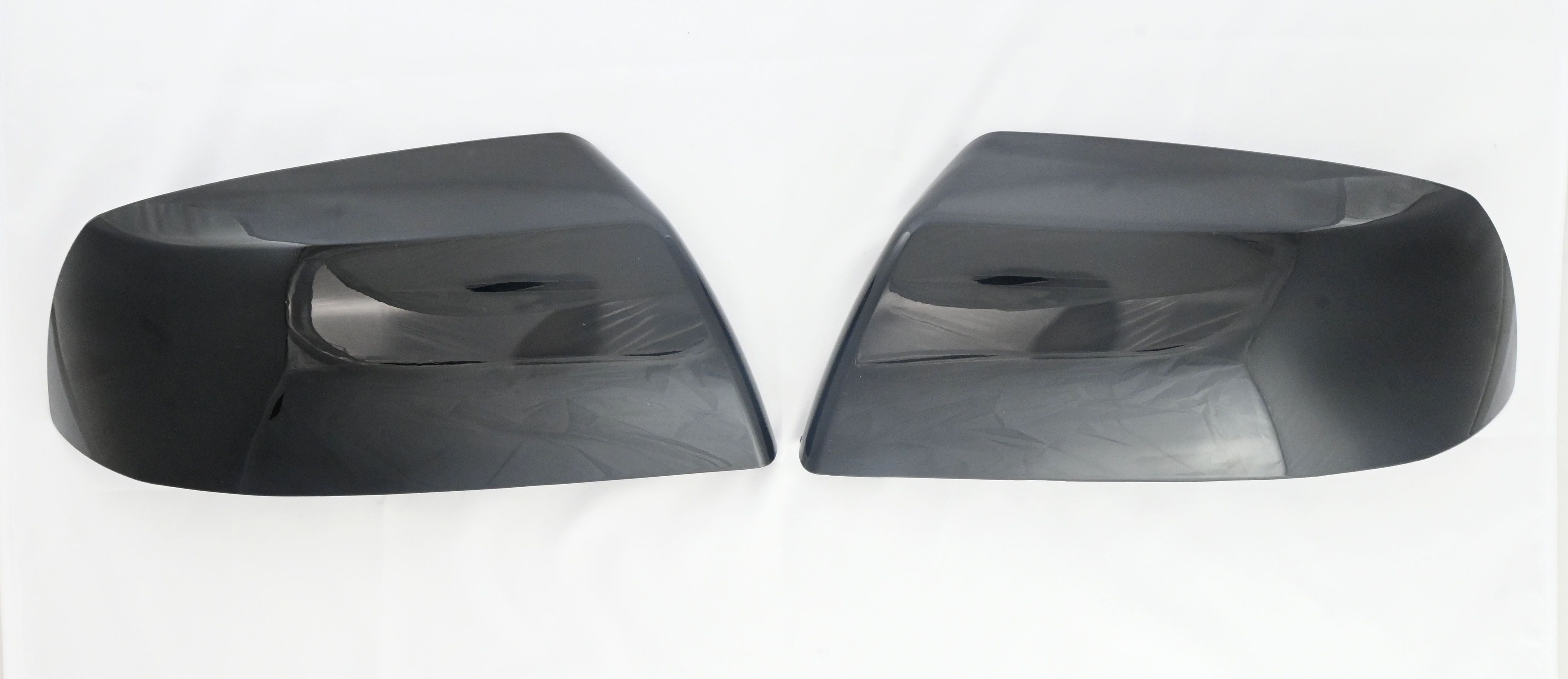 MC6329BLK 07-20 Toyota Sequoia 2 PCS Top Gloss Black Replacement Mirror Cover