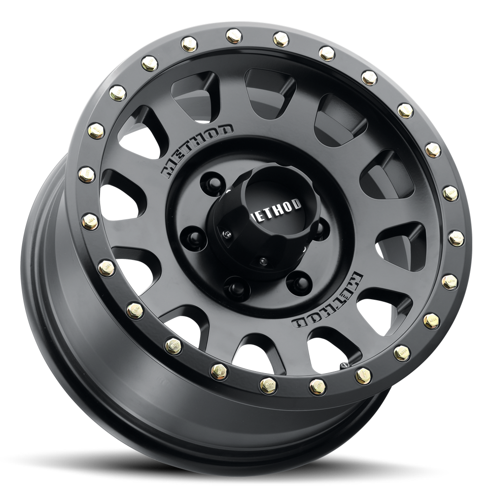 Method 305-HD matte black trailer wheel for universal fit
