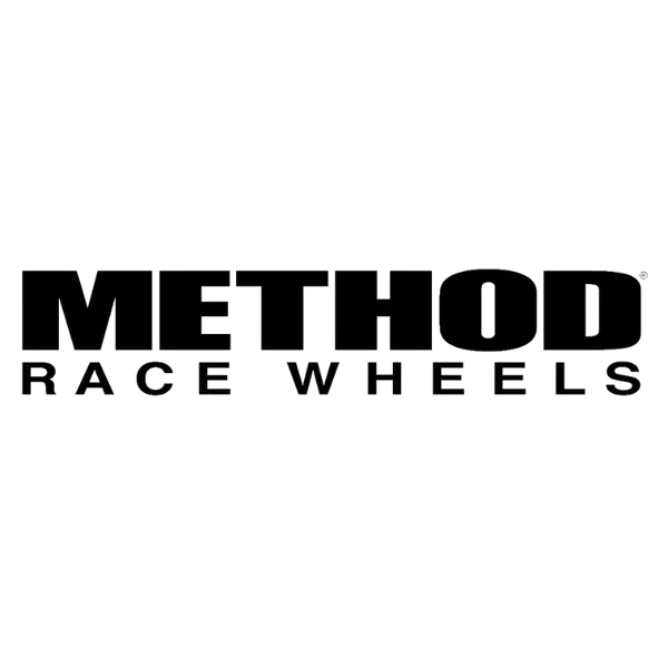 Method Race Wheels black logo on a transparent background