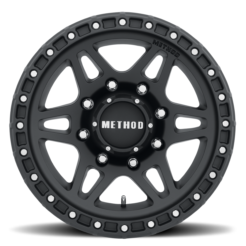 method_mr312_wheel_8lug_matte_black_17x85-face-1000 - NVMOS