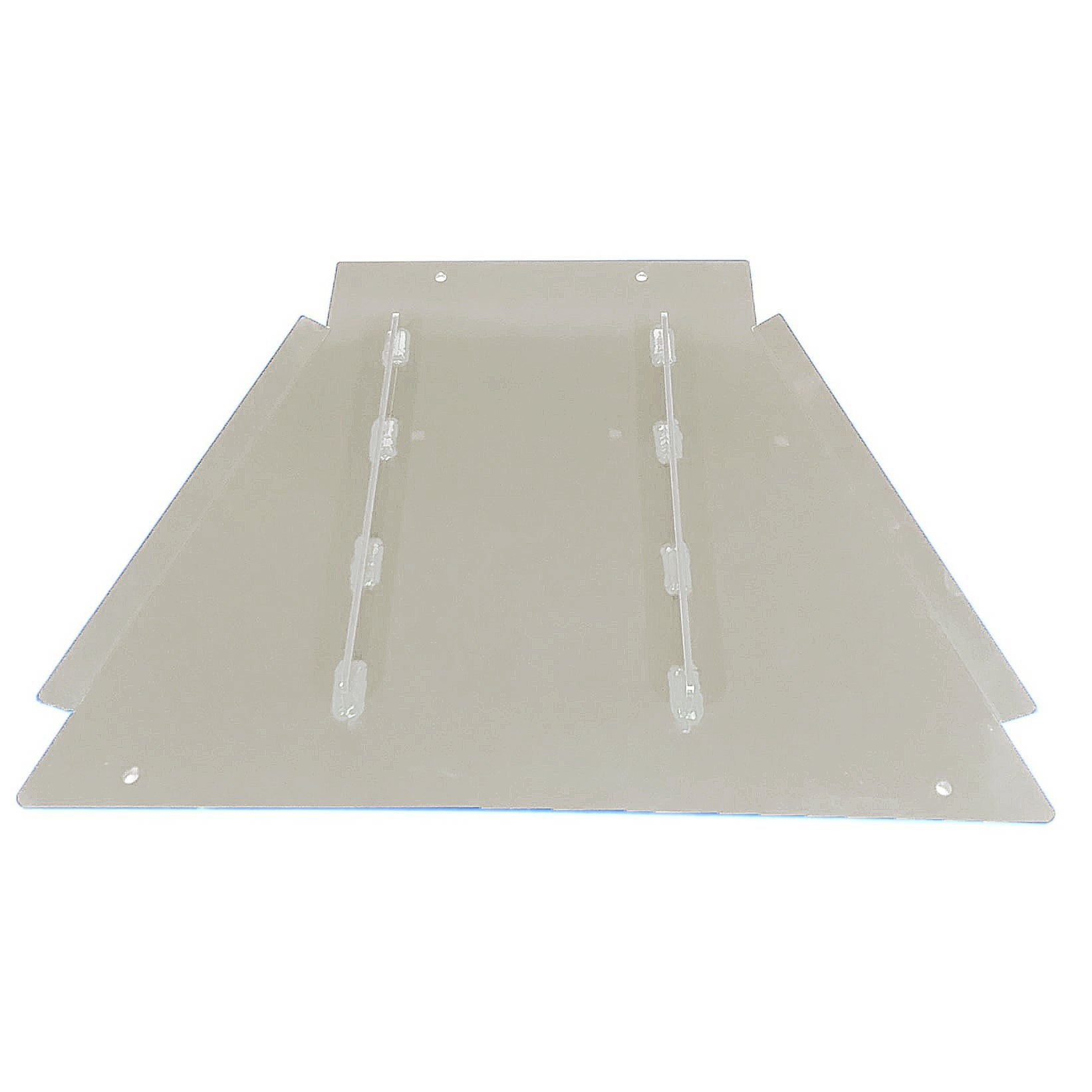 Steel middle transmission skid plate for Toyota Tundra 2005-2021, shown on white background