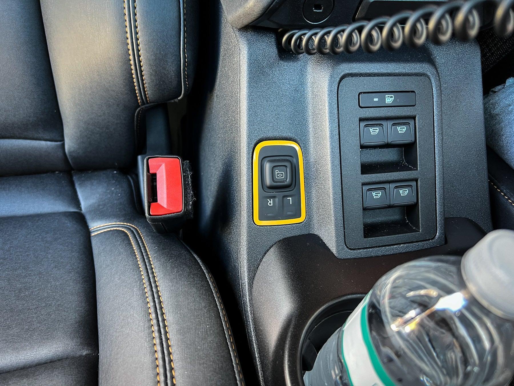 Mirror Adjustment Switch Outline Overlay - 2021+ Bronco