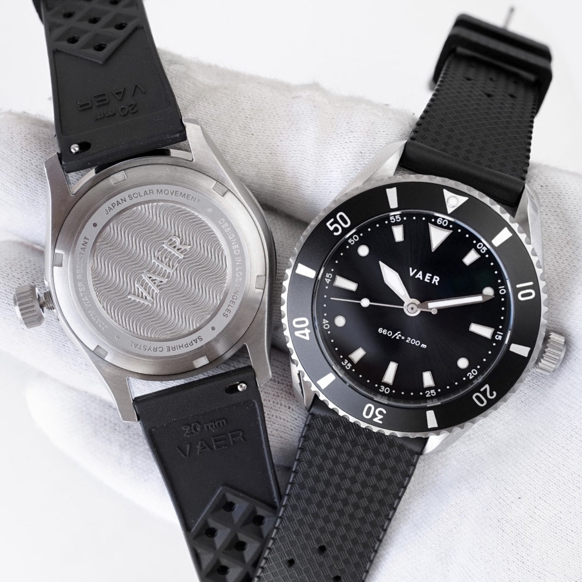 VAER DS4 Meridian Black Watch - Solar 38mm