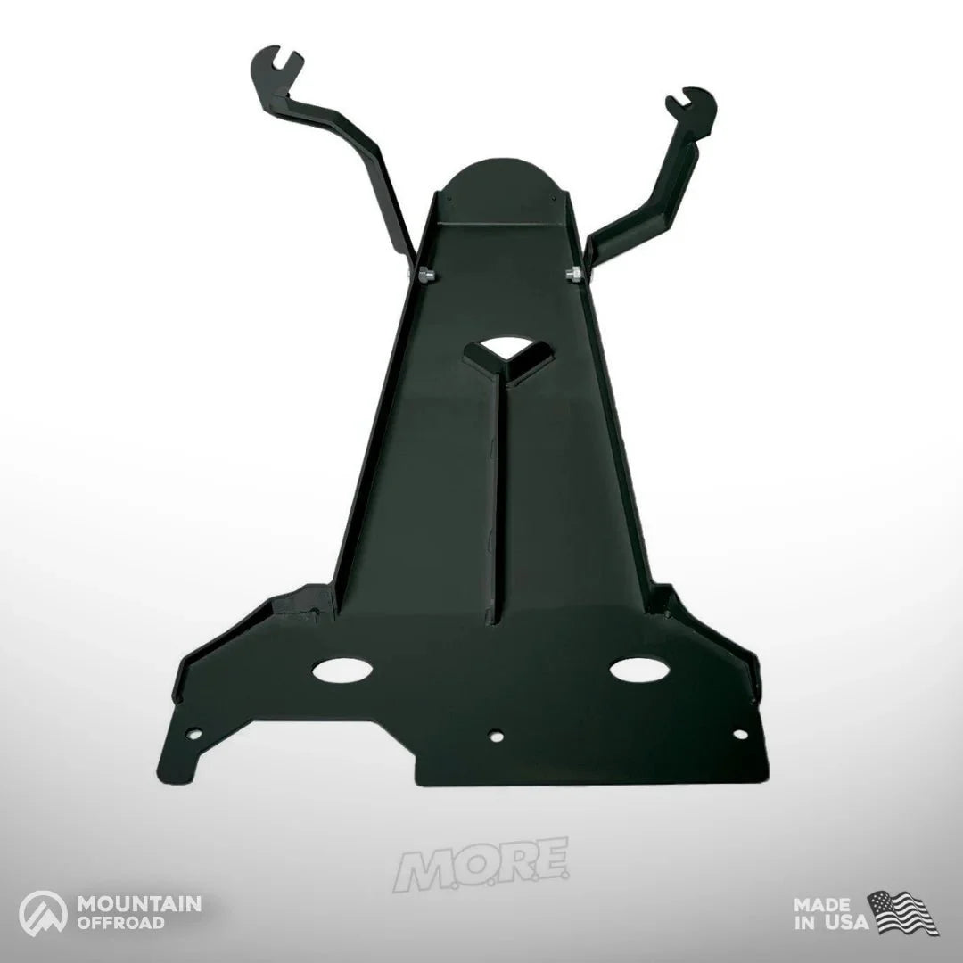 M.O.R.E. aluminum oil pan and transmission skid plate for Jeep Wrangler JK 2007-2018 - view 3
