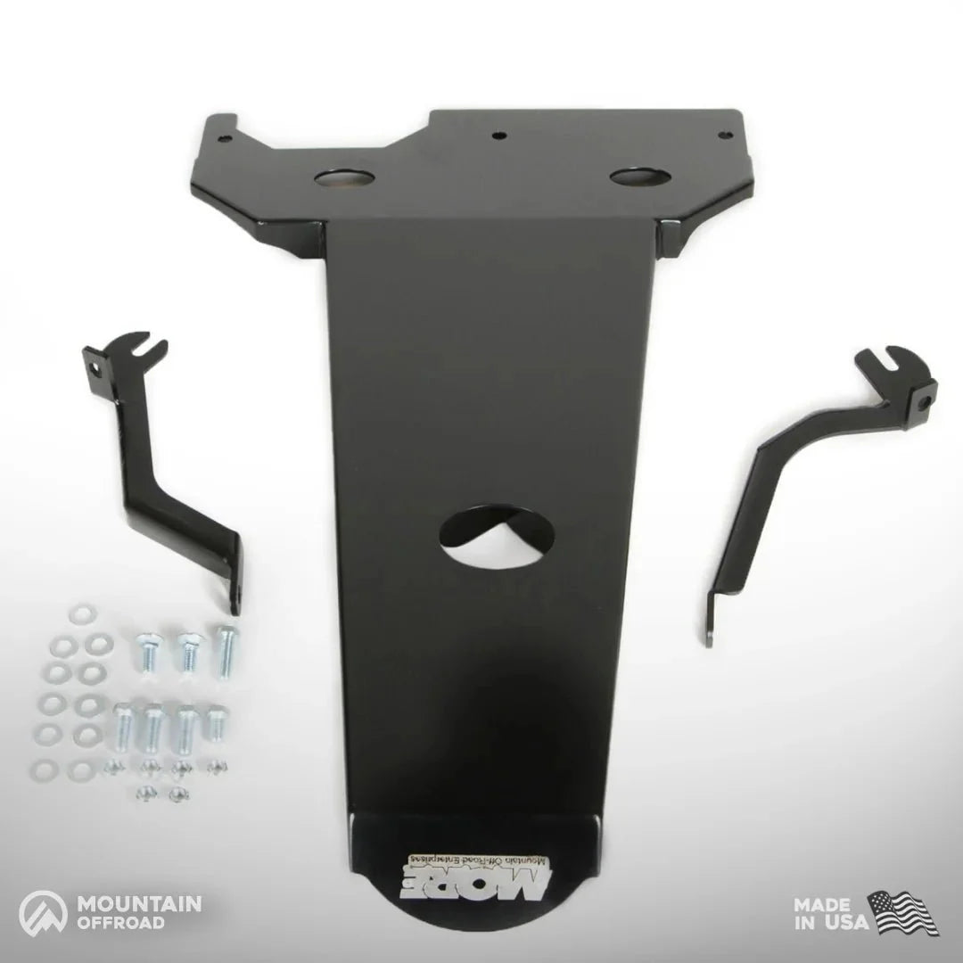 M.O.R.E. aluminum oil pan and transmission skid plate for Jeep Wrangler JK 2007-2018 - view 4