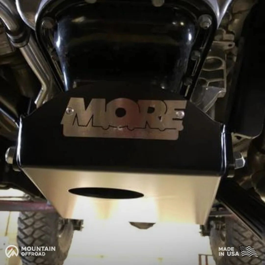 M.O.R.E. aluminum oil pan and transmission skid plate for Jeep Wrangler JL 2.0L turbo 2018+ - view 8