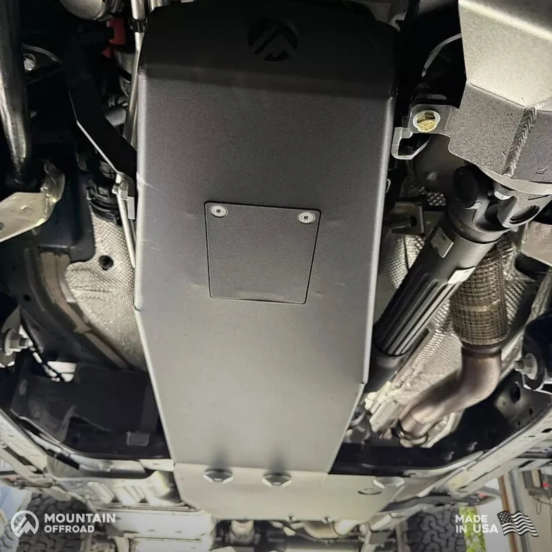 M.O.R.E. 3/16-inch oil pan and transmission skid plate for Jeep Wrangler JL 2.0L turbo 2018+ - view 6