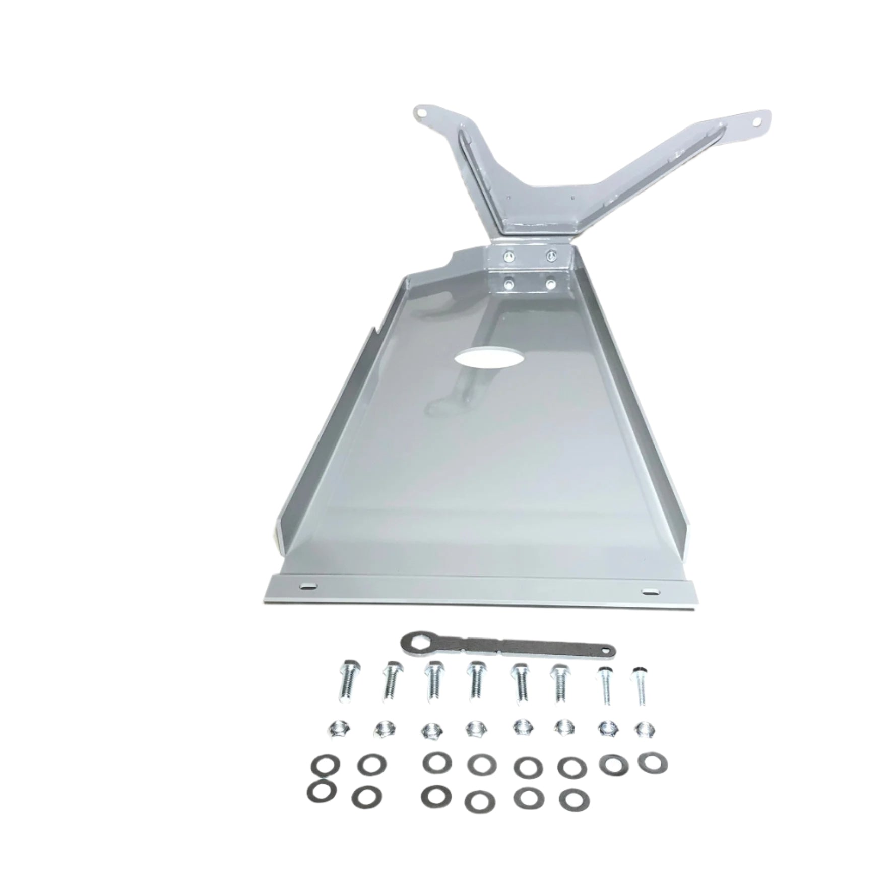 Aluminum skid plate with mounting hardware for Jeep Wrangler TJ and LJ 4.0L models