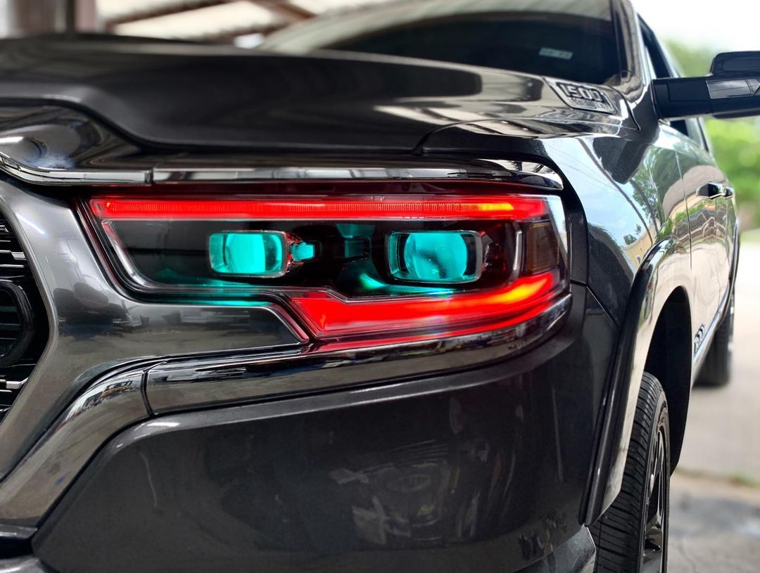 ORACLE Lighting 2019-2024 Ram 1500 RGBW+A Headlight DRL Upgrade Kit - LED Projector Headlights
