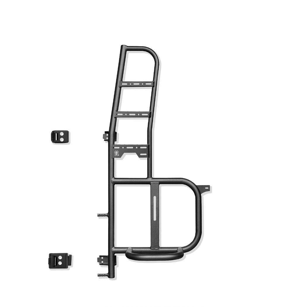 Canyon Adventure Vans Explorer ladder and tire carrier for Mercedes Sprinter 2019+