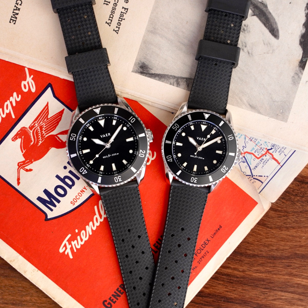 VAER DS4 Meridian Black Watch - Solar 38mm