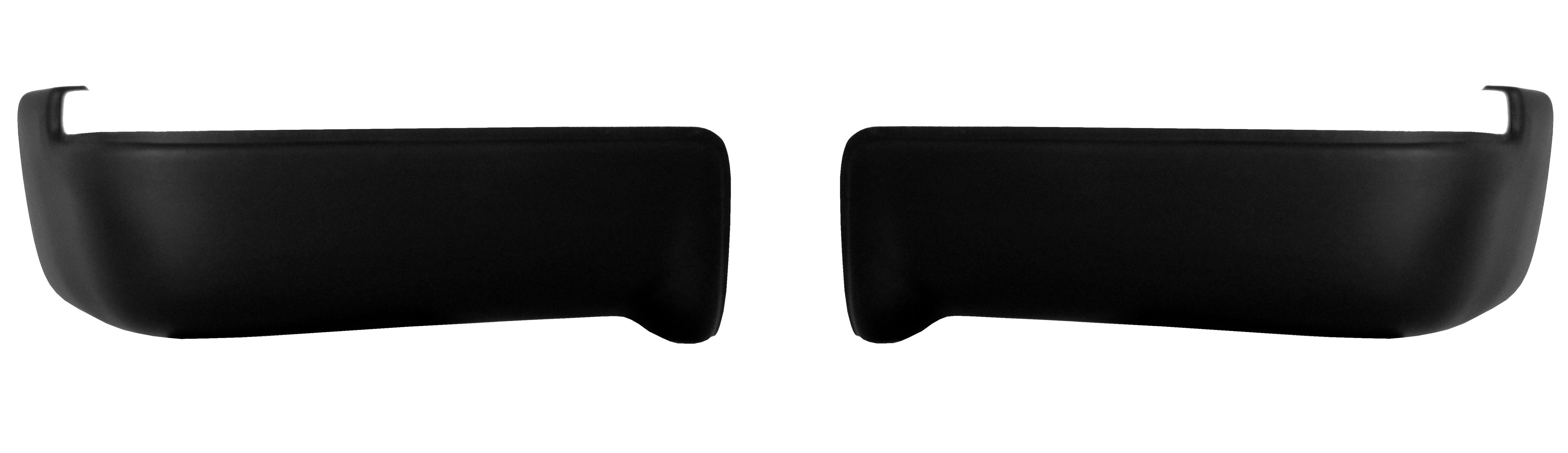 2009-2014 Ford F150 - Rear BUMPERSHELLZ™ - Truck Bumper Chrome Delete Caps