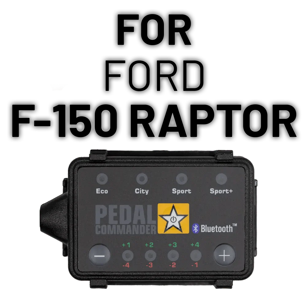 Pedal Commander throttle response controller for Ford F-150 Raptor with Bluetooth