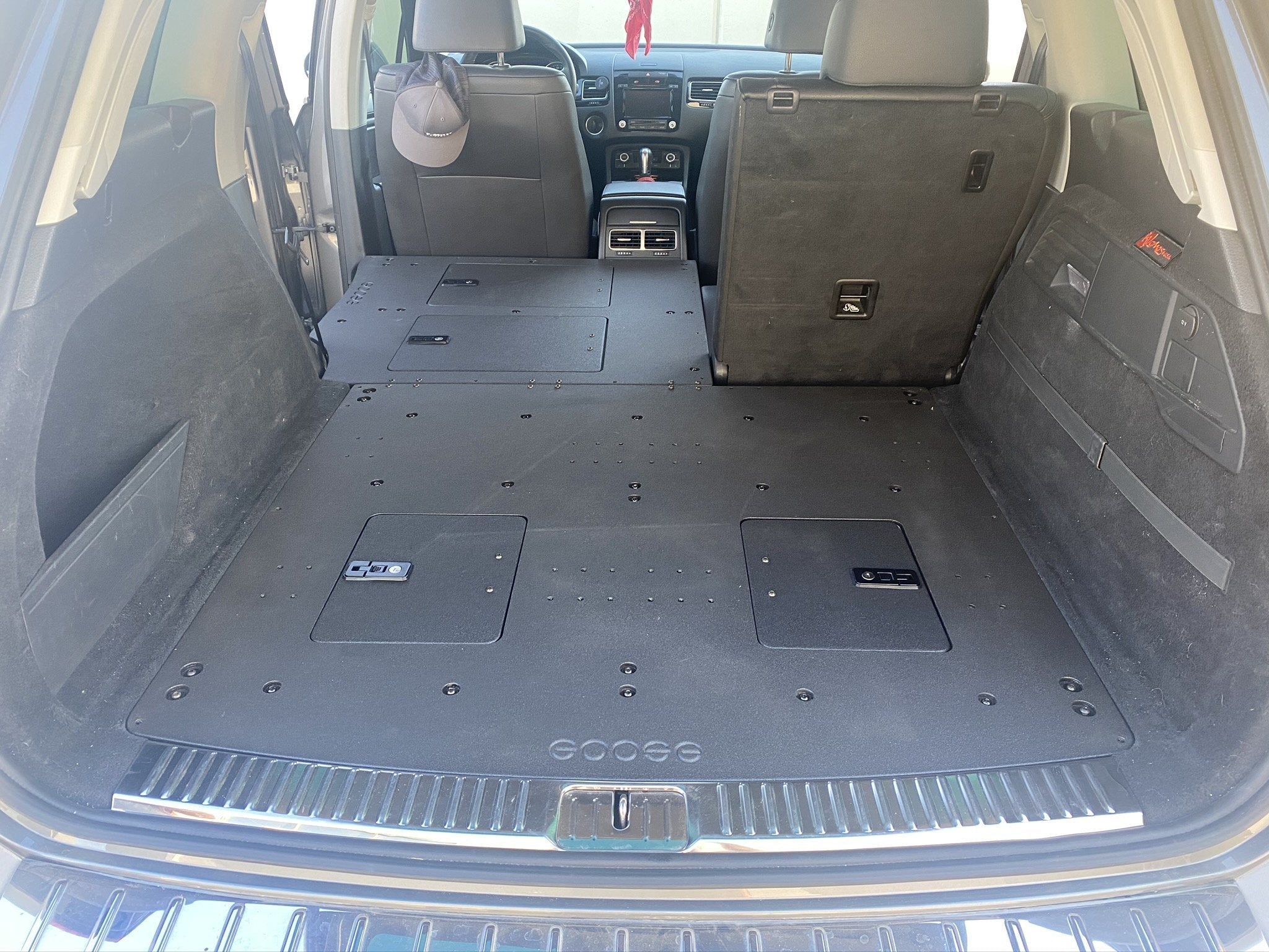 Porsche Cayenne 2011-2017 2.ª generación: sistema de placa de eliminación del asiento de la segunda fila