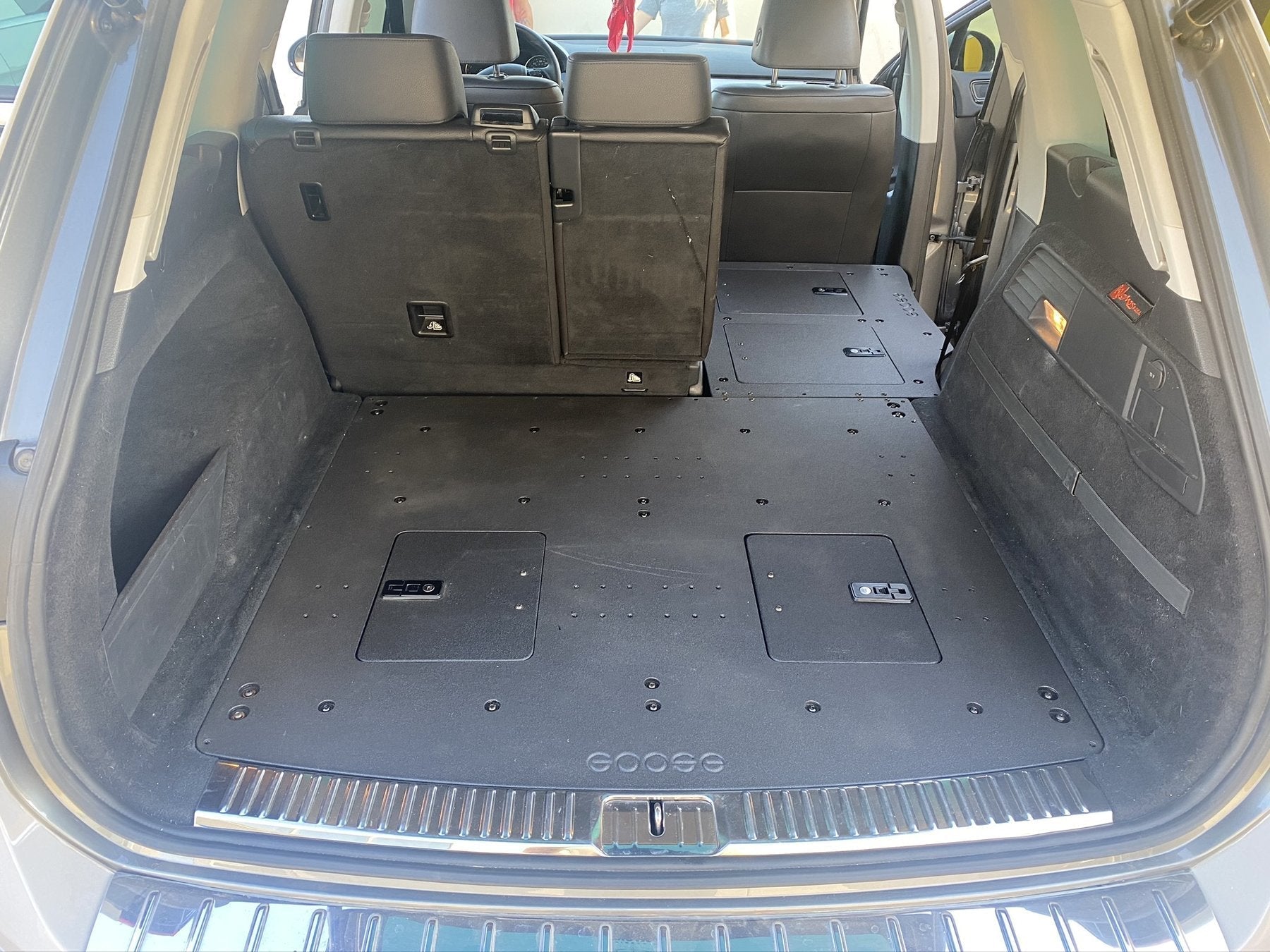 Porsche Cayenne 2011-2017 2.ª generación: sistema de placa de eliminación del asiento de la segunda fila