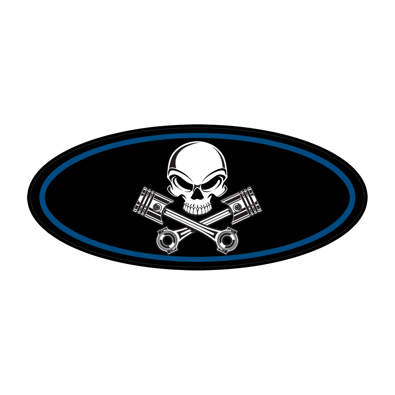 Printed Series Ford Bronco Rear Oval Emblem Overlays (Full Print) - 2021+ Bronco / Bronco Sport