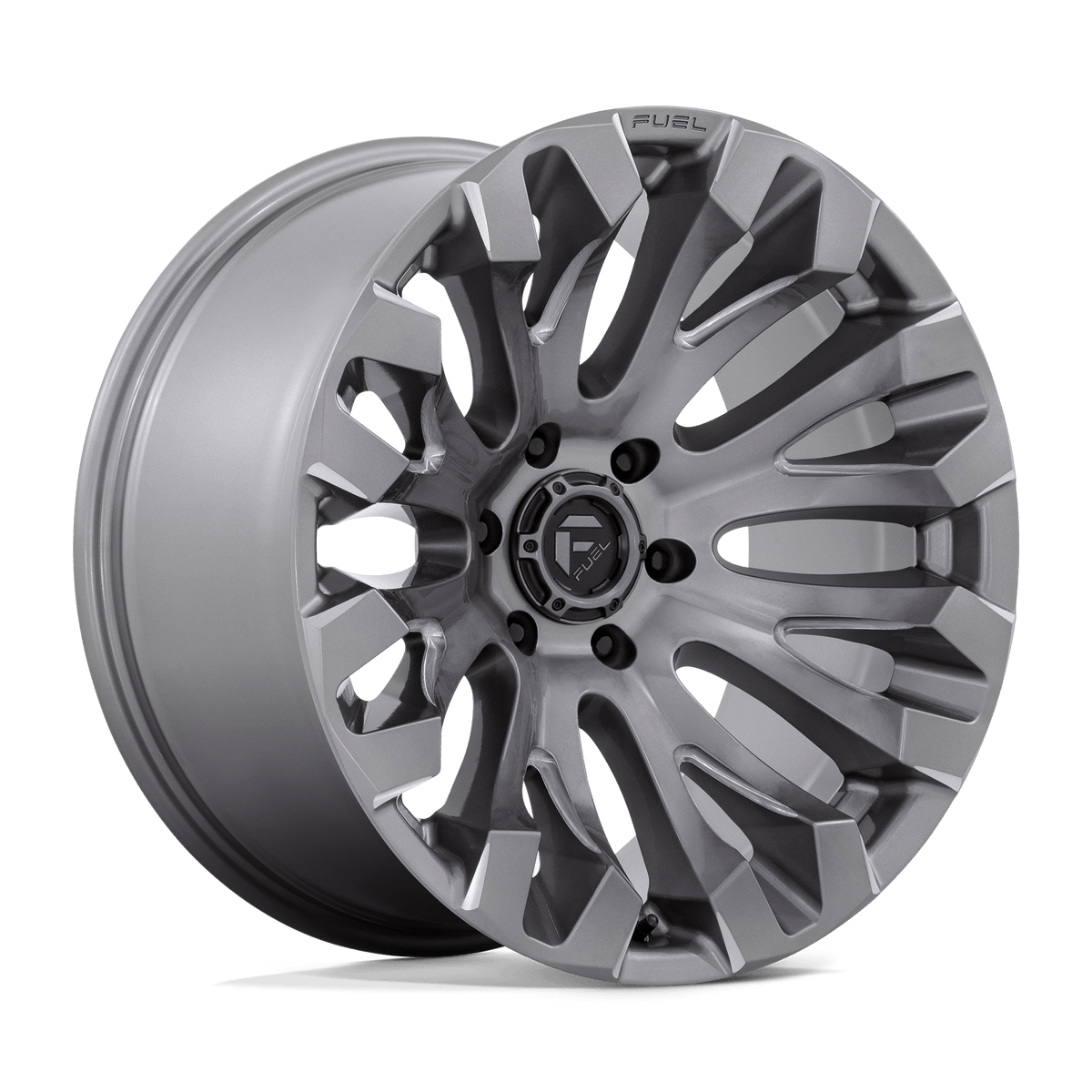 Fuel Quake D831 Platinum wheel, multiple bolt patterns