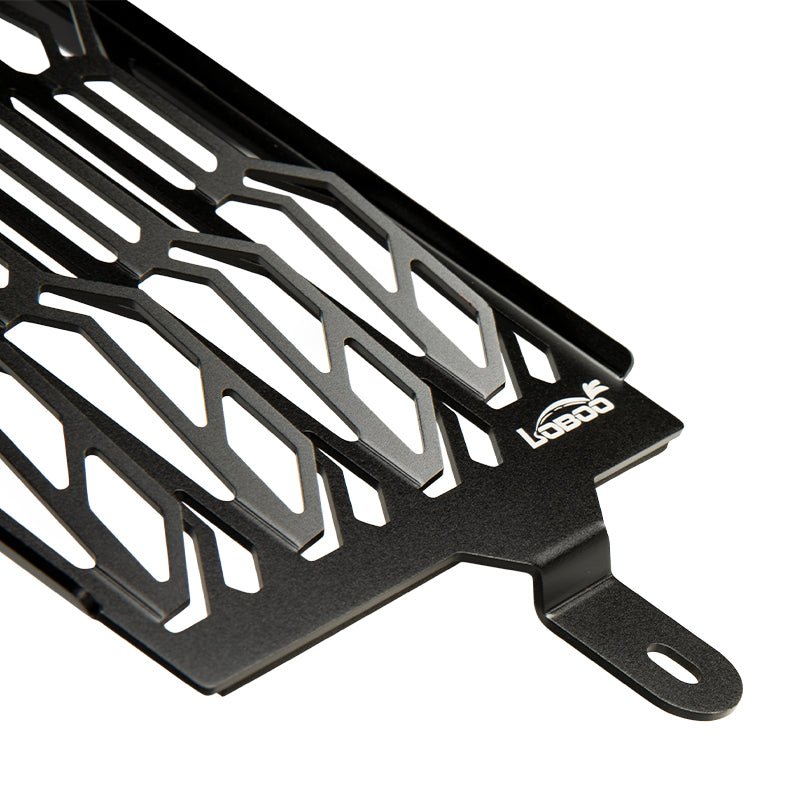 LOBOO Radiator Guard for BMW R1250GS / R1250GS Adventure– CNC Aluminum Protective Grill, Black Anodized Finish