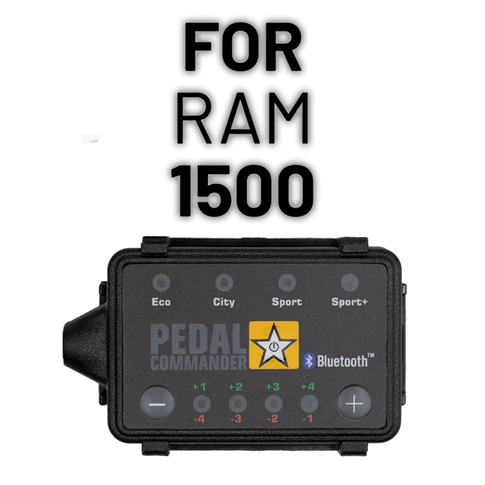 Pedal Commander throttle response controller for Ram 1500 with Bluetooth and driving modes