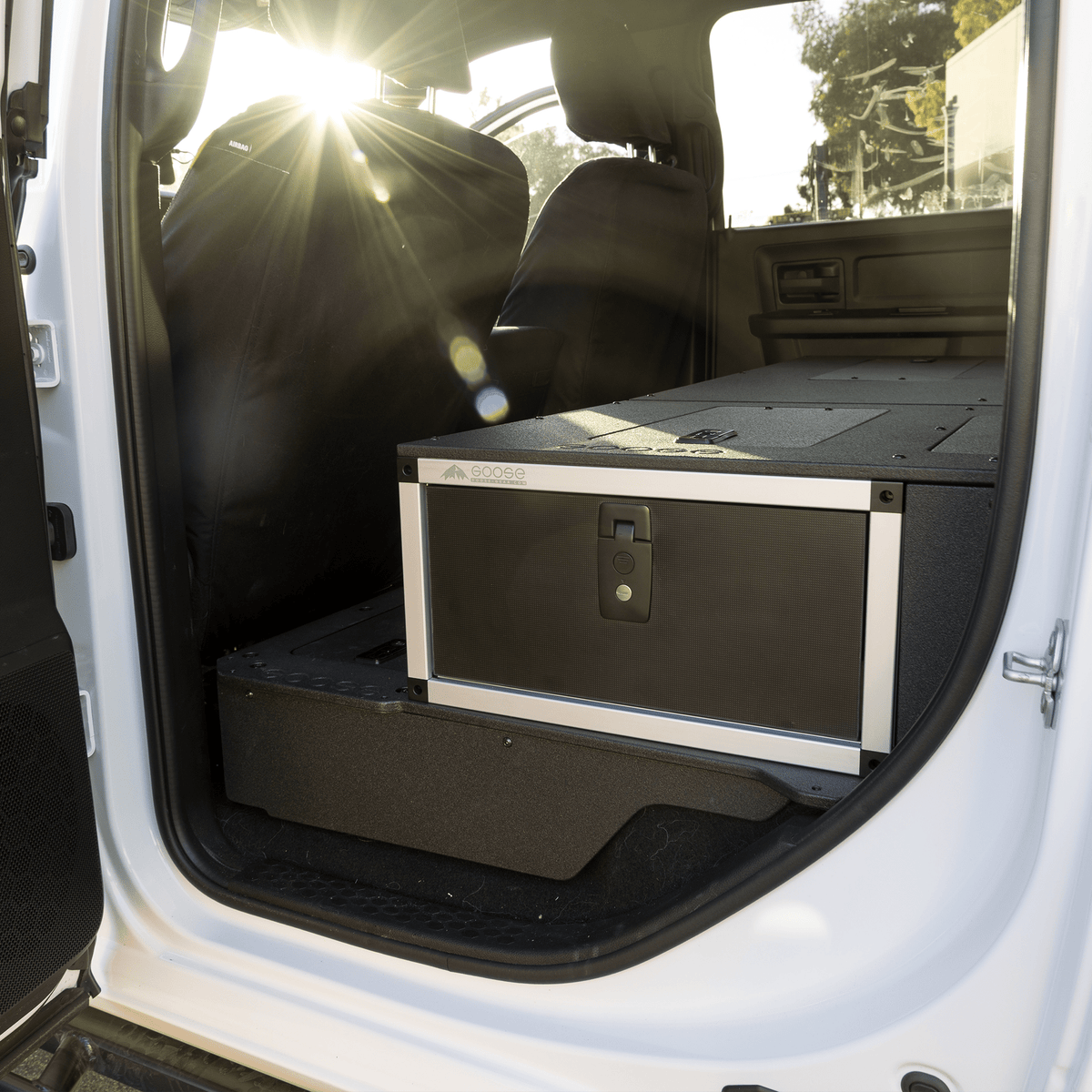 Ram 2500/3500 2009-Present 4th and 5th Gen. Crew Cab - Second Row Single Drawer Module – view 7