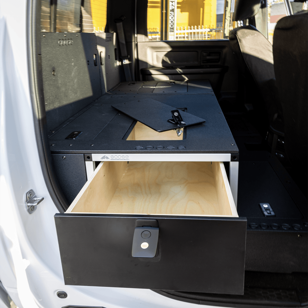 Ram 2500/3500 2009-Present 4th and 5th Gen. Crew Cab - Second Row Single Drawer Module – view 5