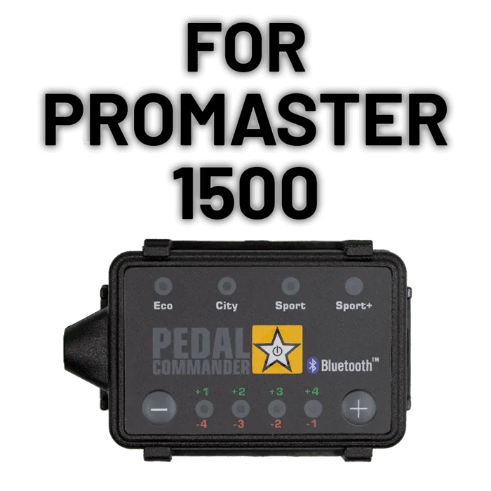 Pedal Commander throttle controller for Ram ProMaster 1500 with driving mode options