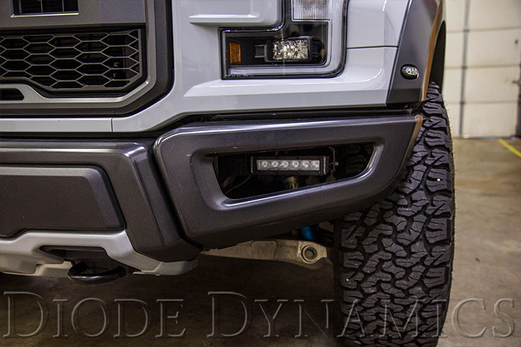 Diode Dynamics SAE/DOT LED lightbar kit for 2017-2020 Ford Raptor – installed