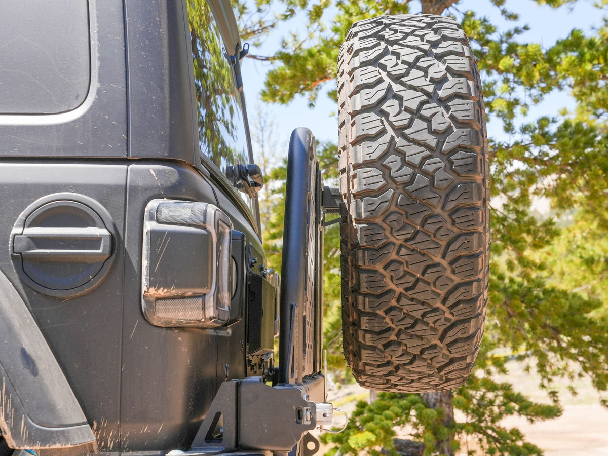 RCI rear bumper swing out for Jeep Wrangler JLU