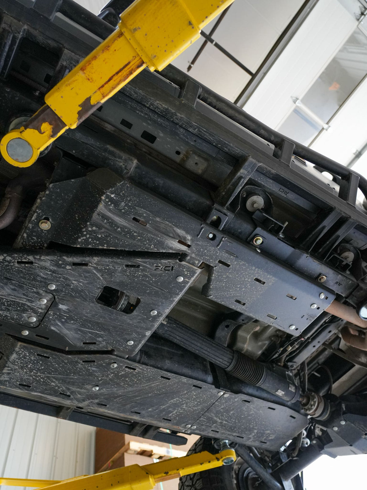 RCI exhaust skid plate for Jeep Wrangler JLU and Gladiator JT